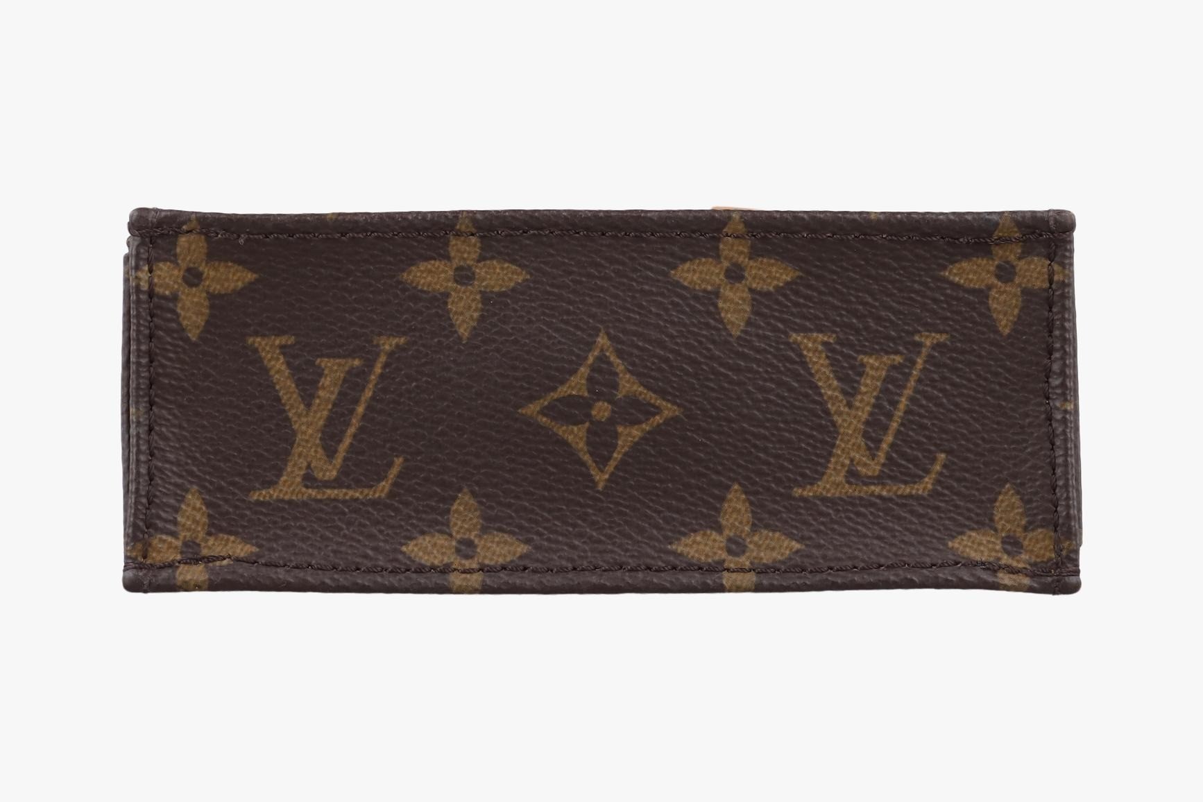 Petite Sac Plat Monogram Canvas Monogram/Brown — view 3