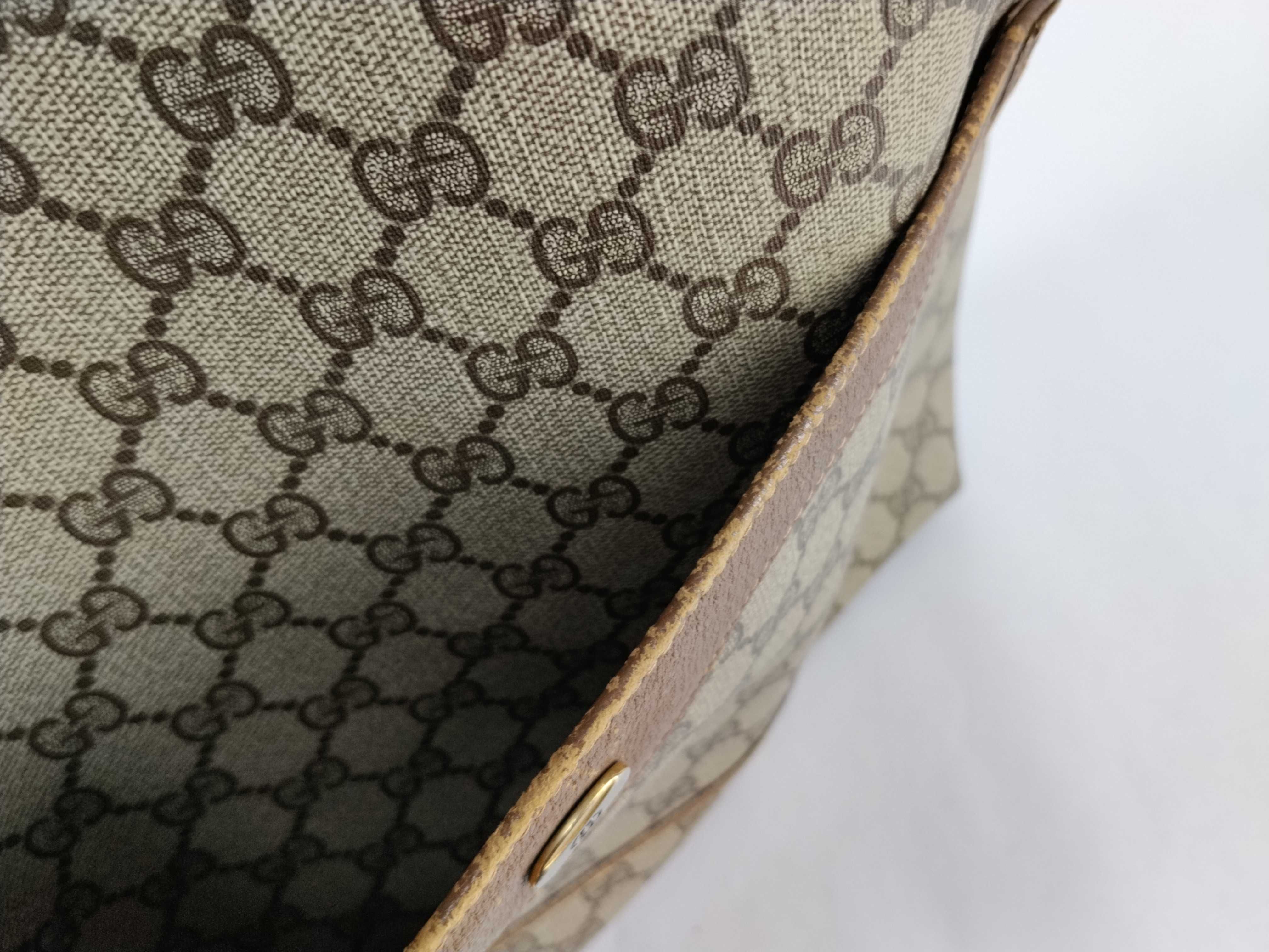 GG Supreme Gucci 40 02 003 GG Supreme Sherry Line Tote Bag Brown Tote Bag — view 13