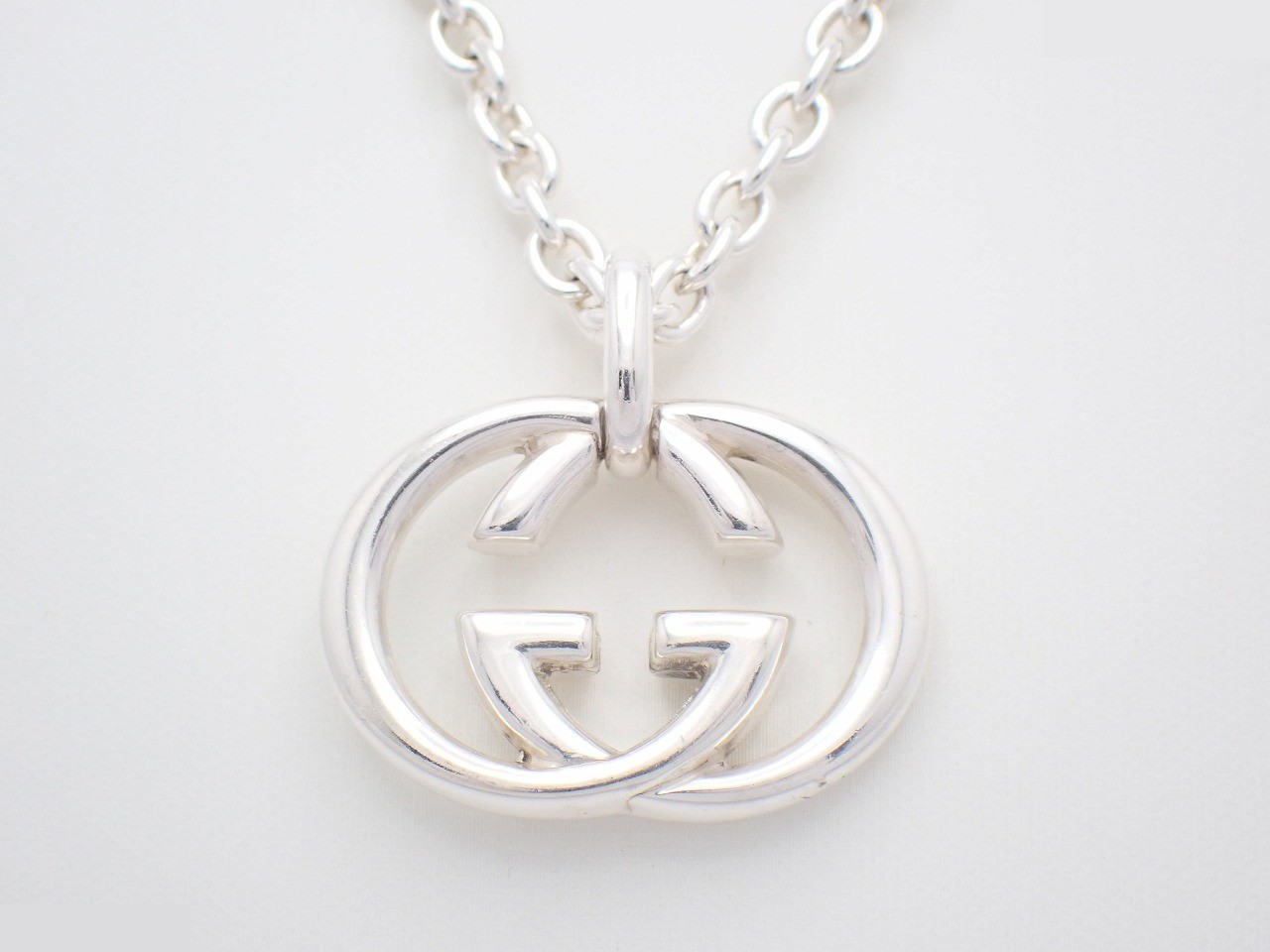 Interlocking G Necklace, 925 sterling silver, 25.8g