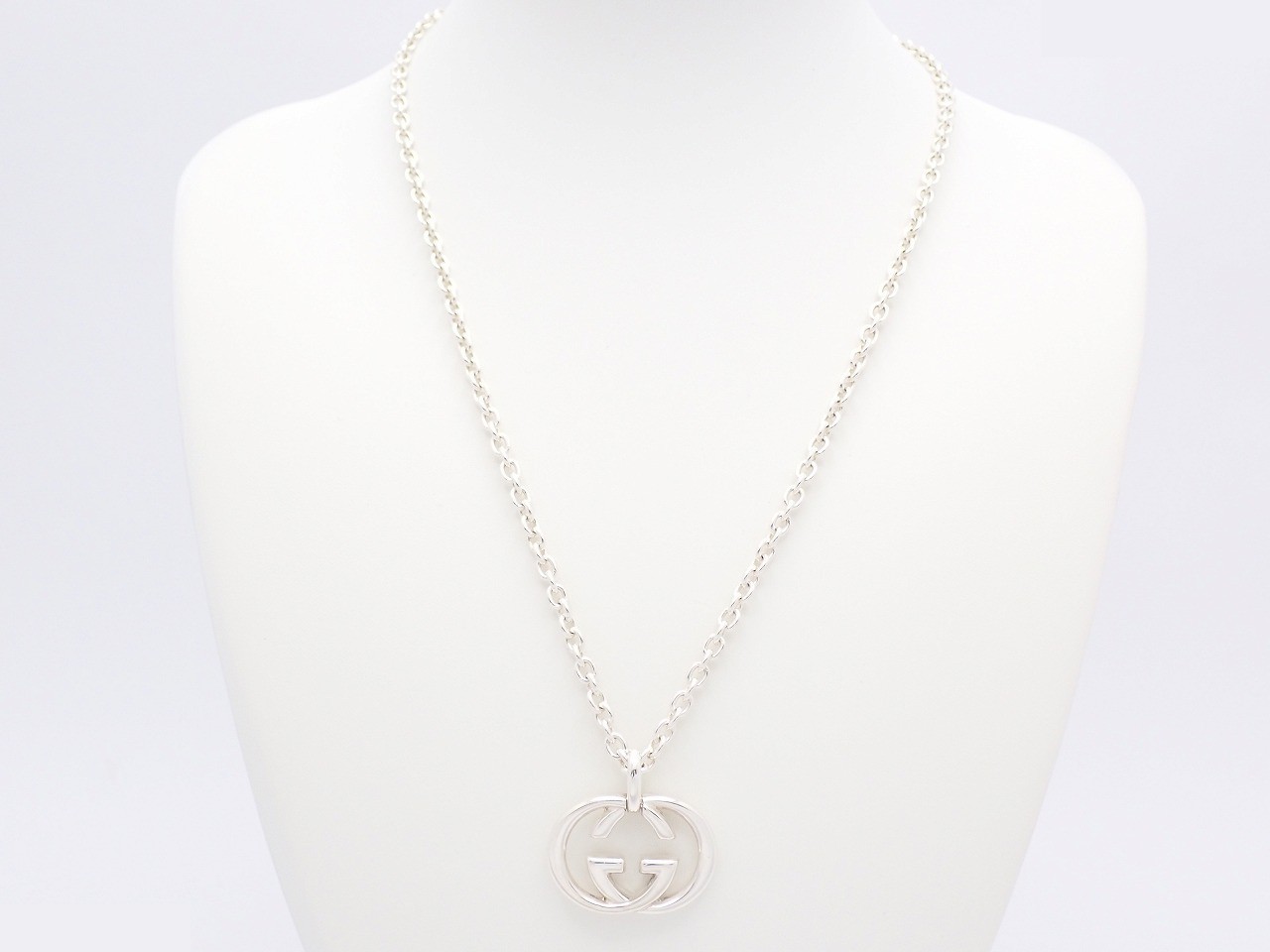 Interlocking G Necklace, 925 sterling silver, 25.8g — view 2