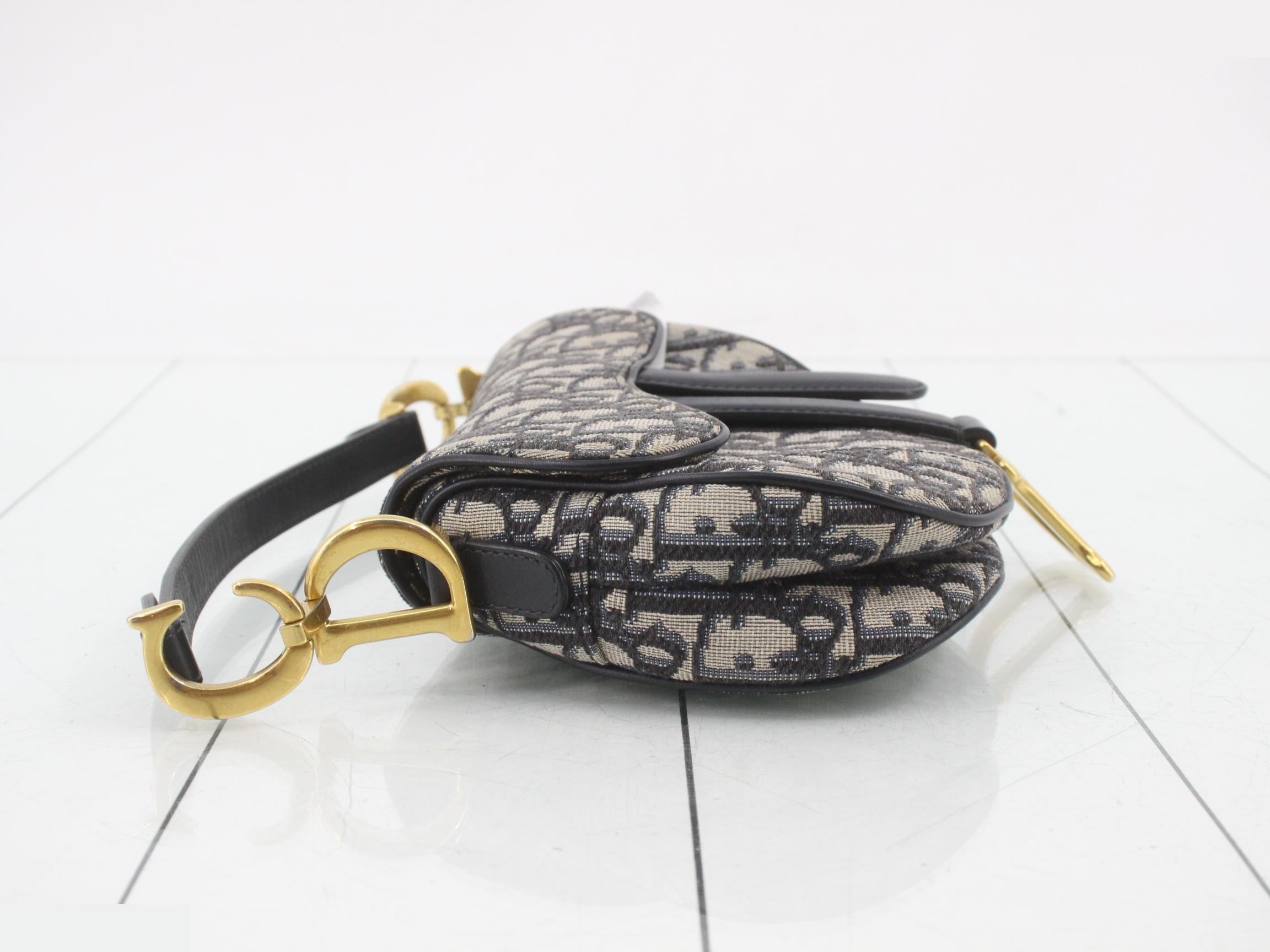 Saddle Trotter/Oblique Canvas Handbag — view 4