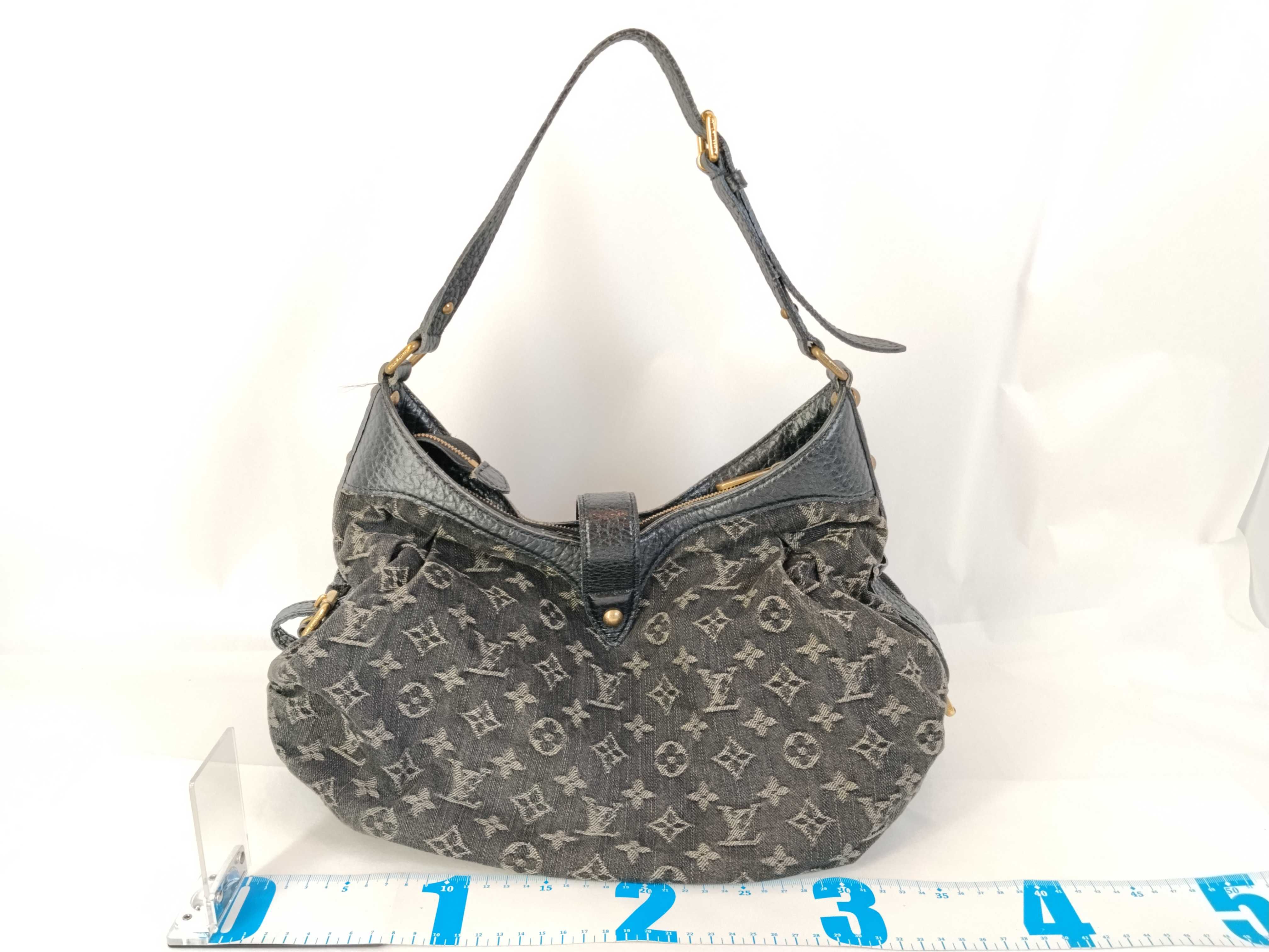 Monogram Denim Shoulder Bag XS M95608 — view 2
