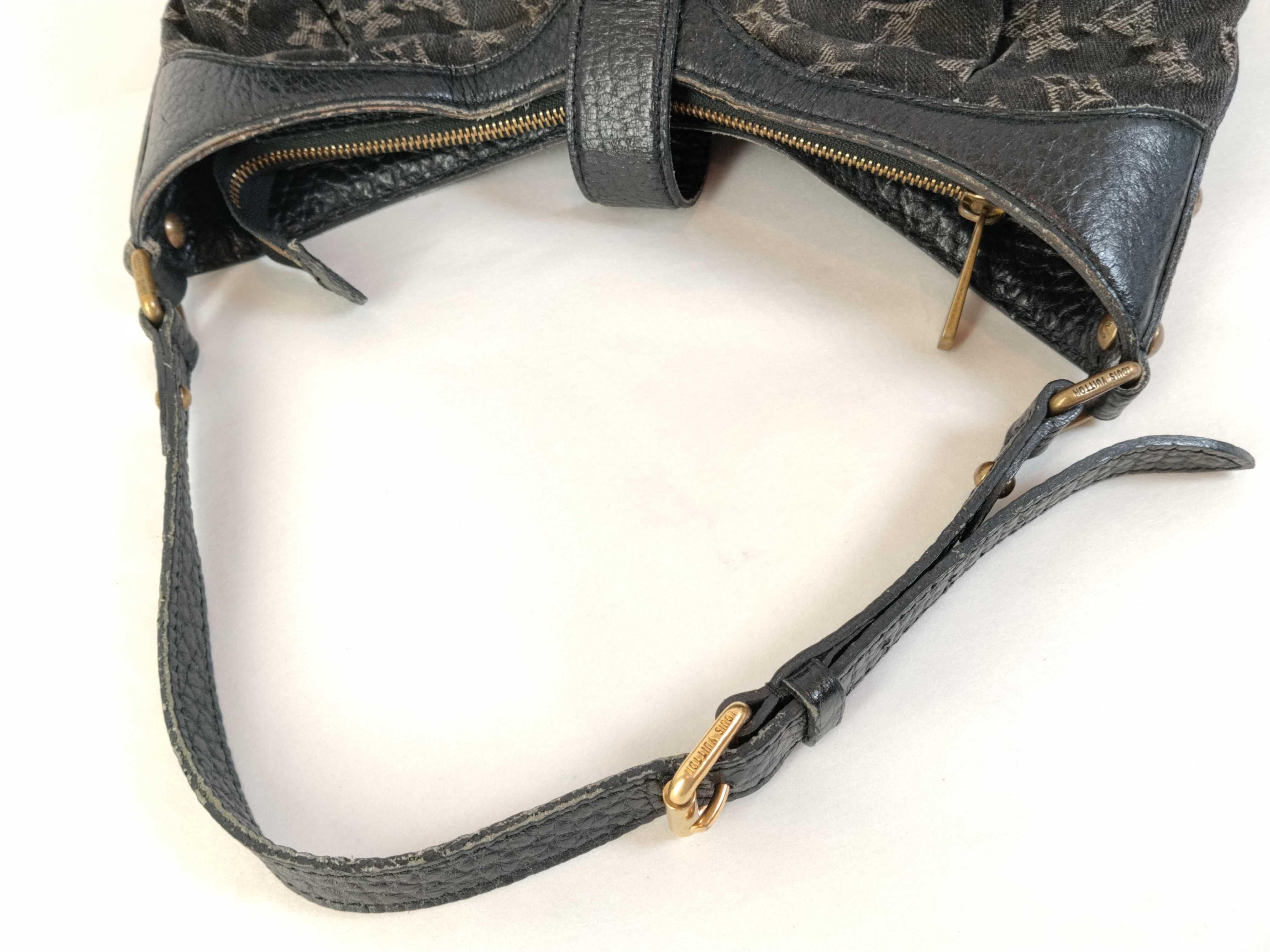 Monogram Denim Shoulder Bag XS M95608 — view 3