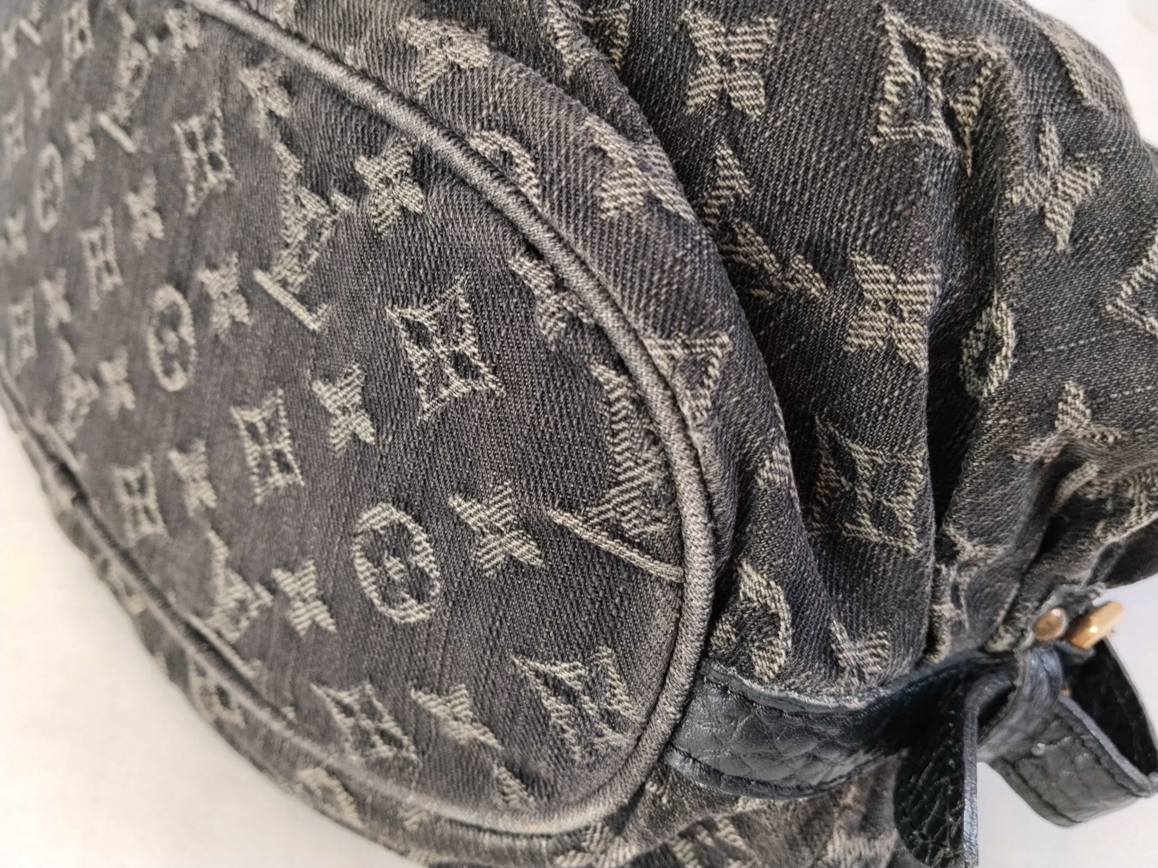 Monogram Denim Shoulder Bag XS M95608 — view 7