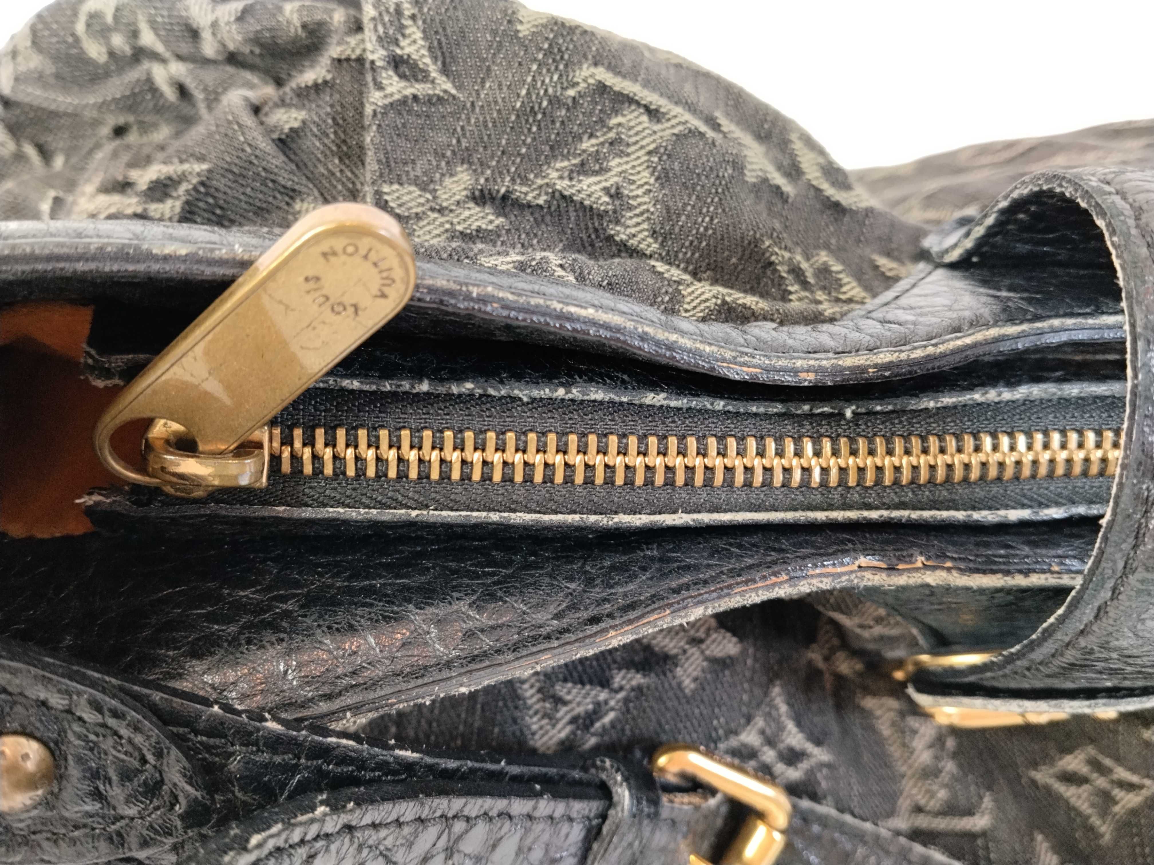 Monogram Denim Shoulder Bag XS M95608 — view 9