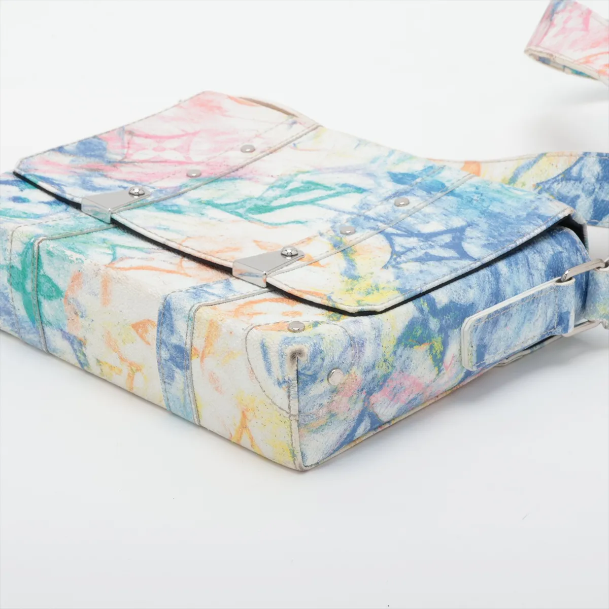 Monogram Pastel Trunk Messenger PM M45661 AR5200 Multicolor RFID Detectable — view 3