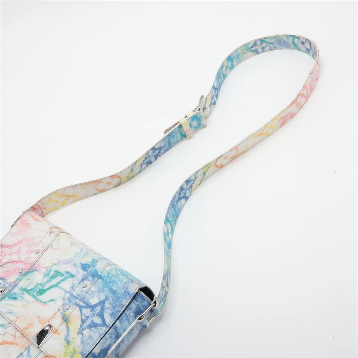 Monogram Pastel Trunk Messenger PM M45661 AR5200 Multicolor RFID Detectable — view 5