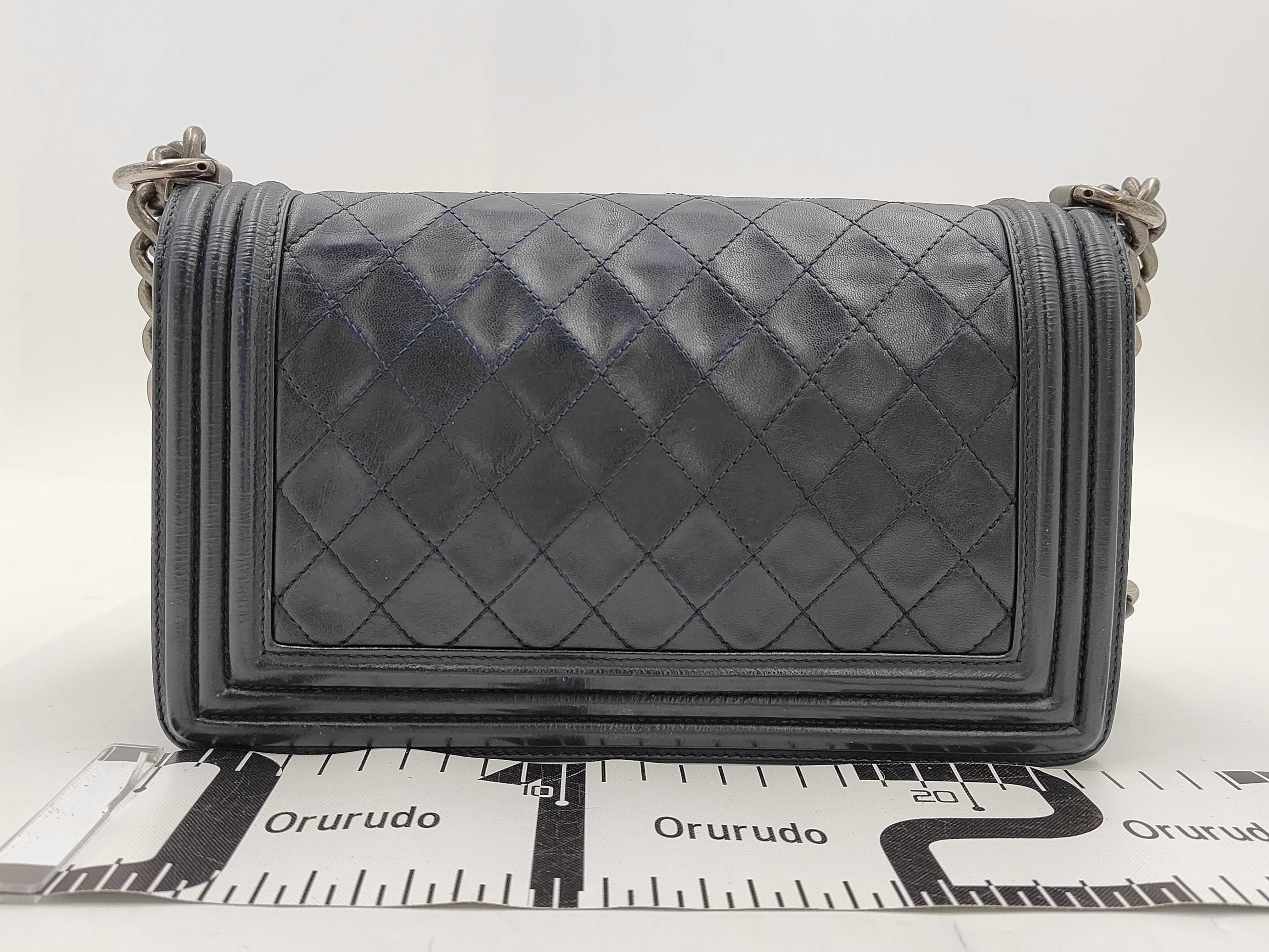 Boy Chanel Navy Shoulder Bag — view 2