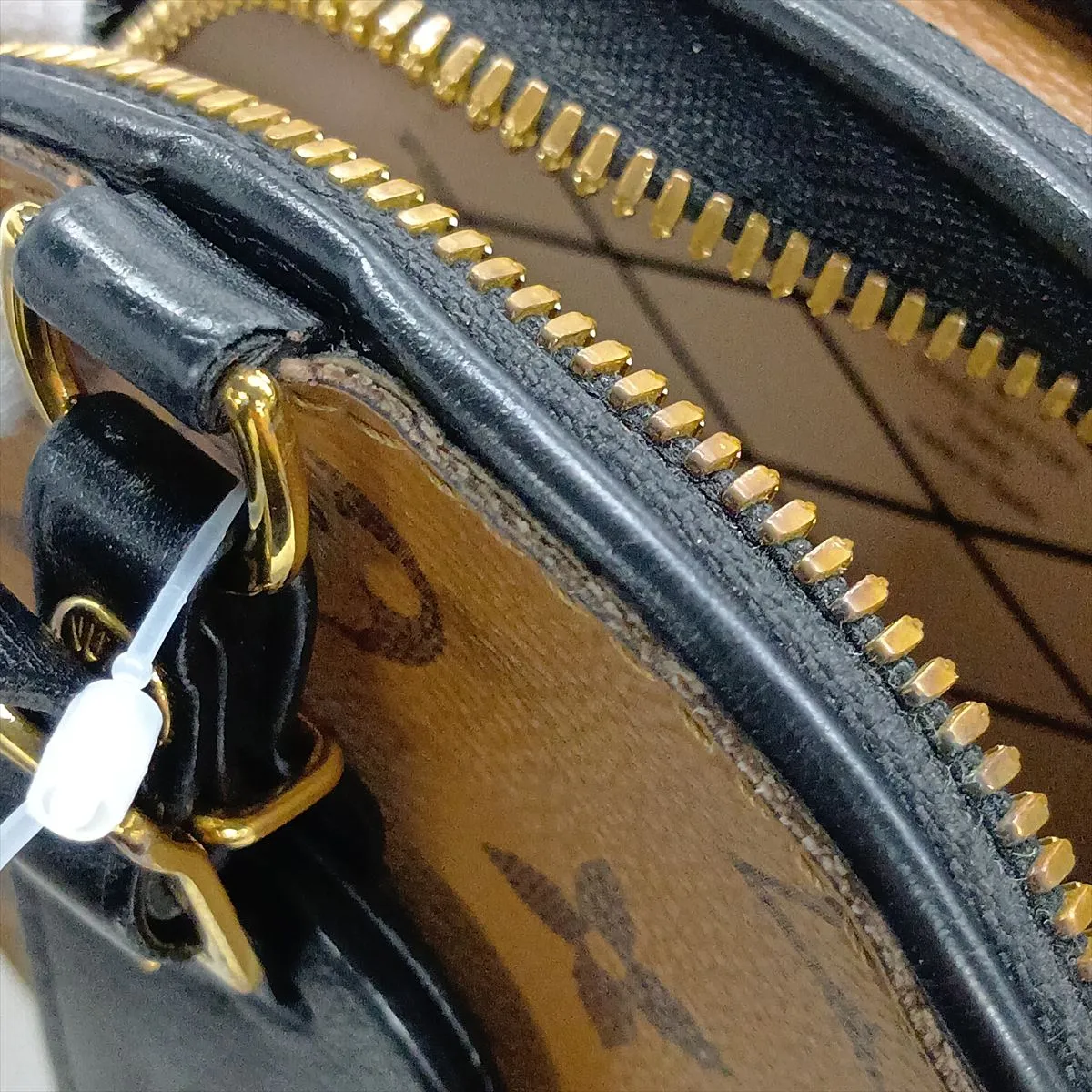 Monogram Reverse Mini Boite Chapeau M68276 Brown (RFID detected) — view 13