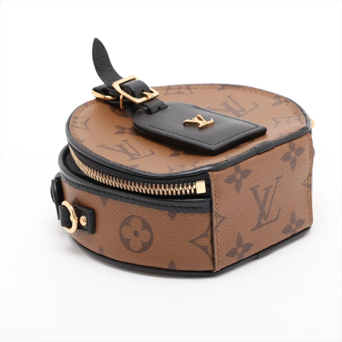 Monogram Reverse Mini Boite Chapeau M68276 Brown (RFID detected) — view 4