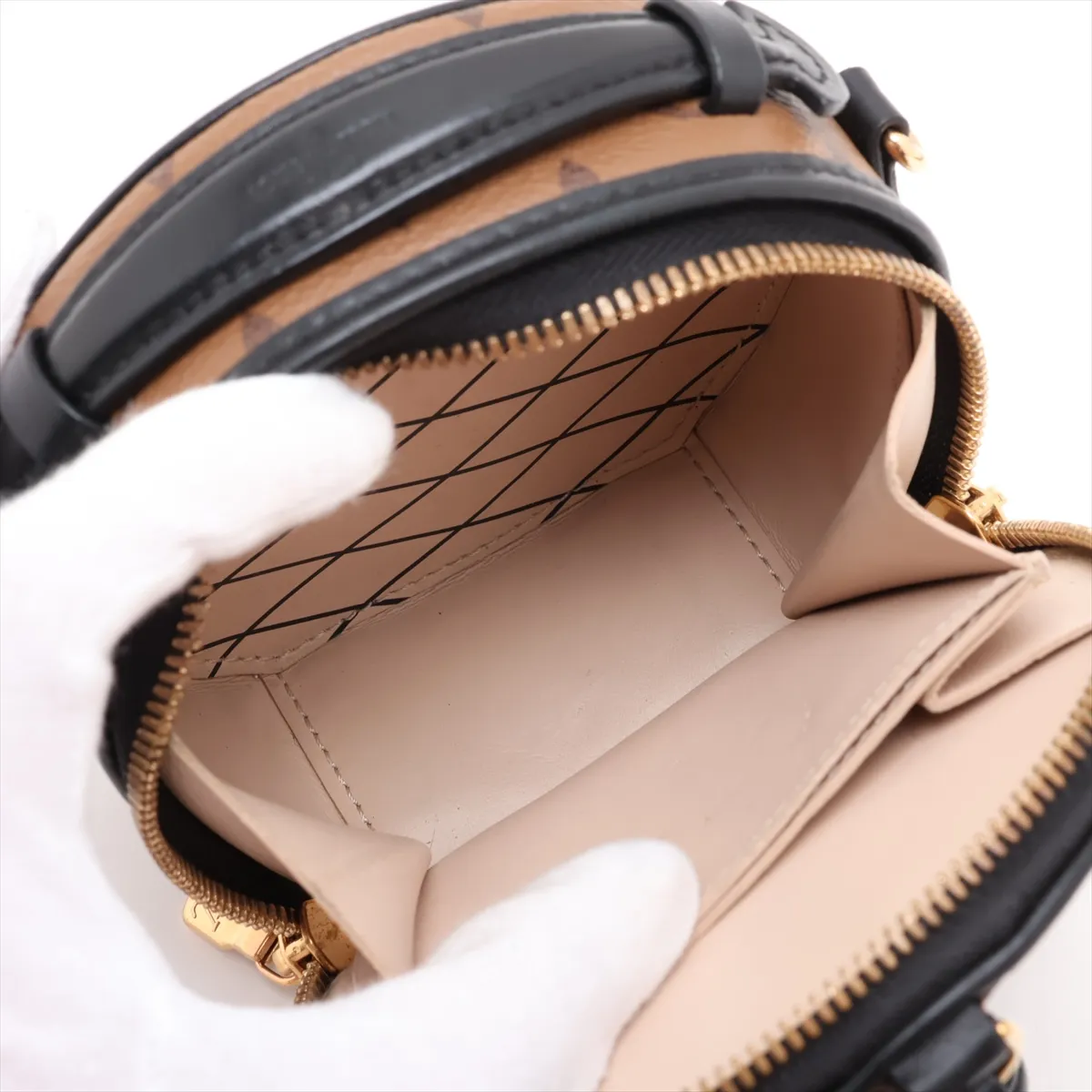 Monogram Reverse Mini Boite Chapeau M68276 Brown (RFID detected) — view 8