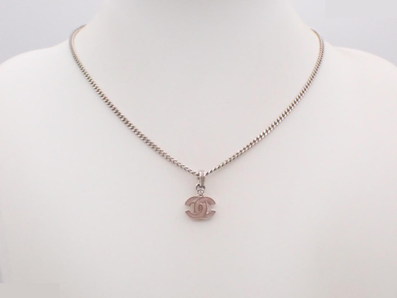 Coco Mark Rhinestone Necklace 04P, Chain approx. 42cm — view 3