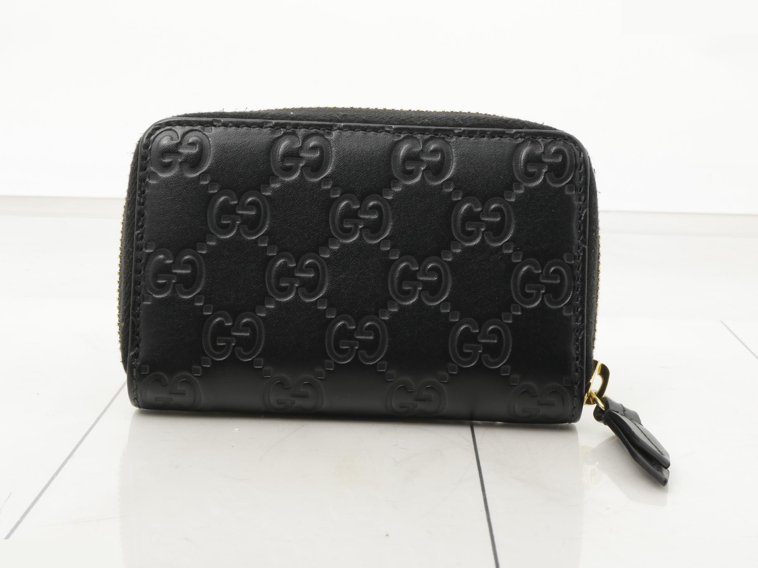 Guccissima Leather Coin Case — view 2