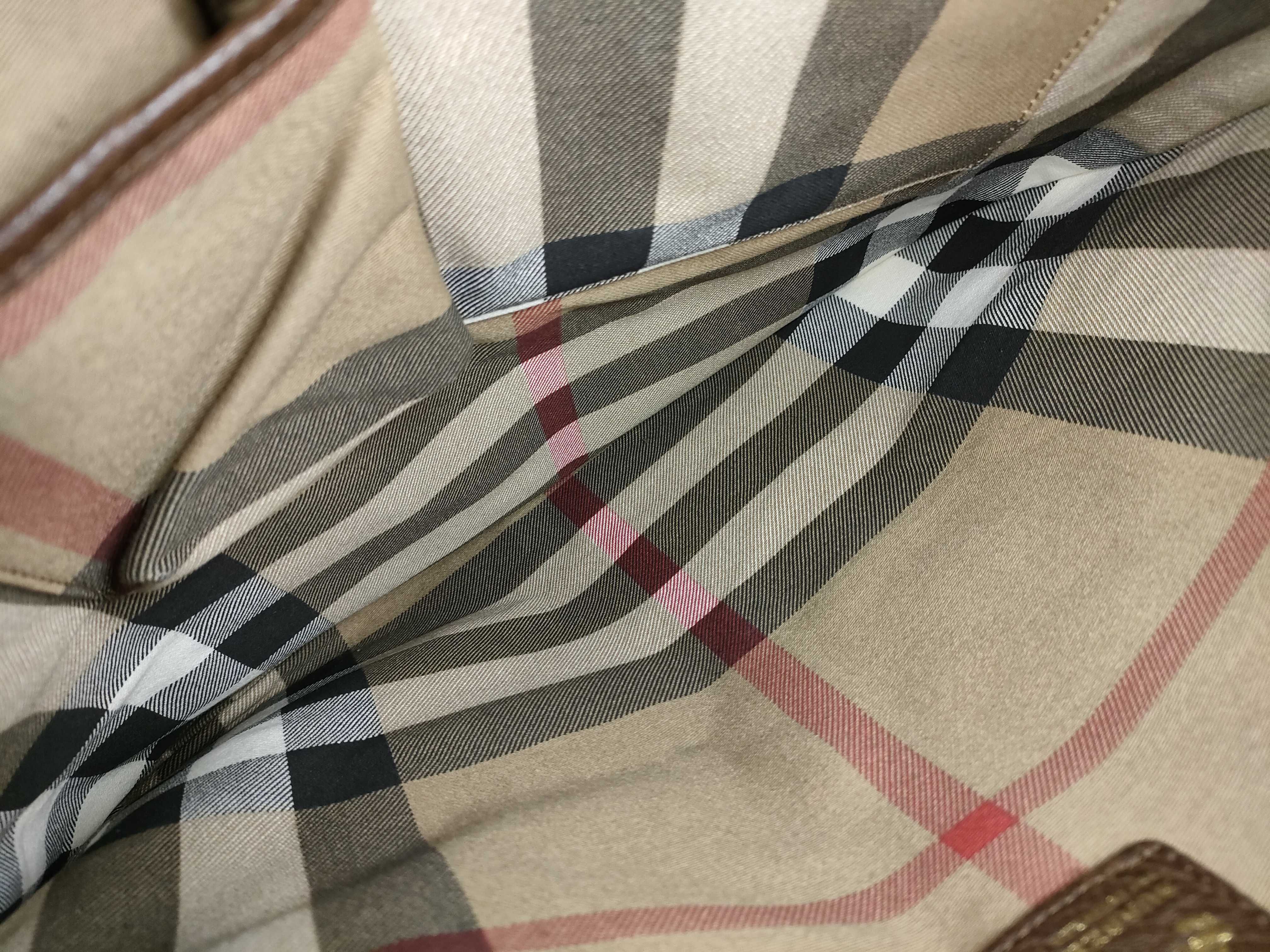 Embroidery Nova Check Tote Bag — view 10