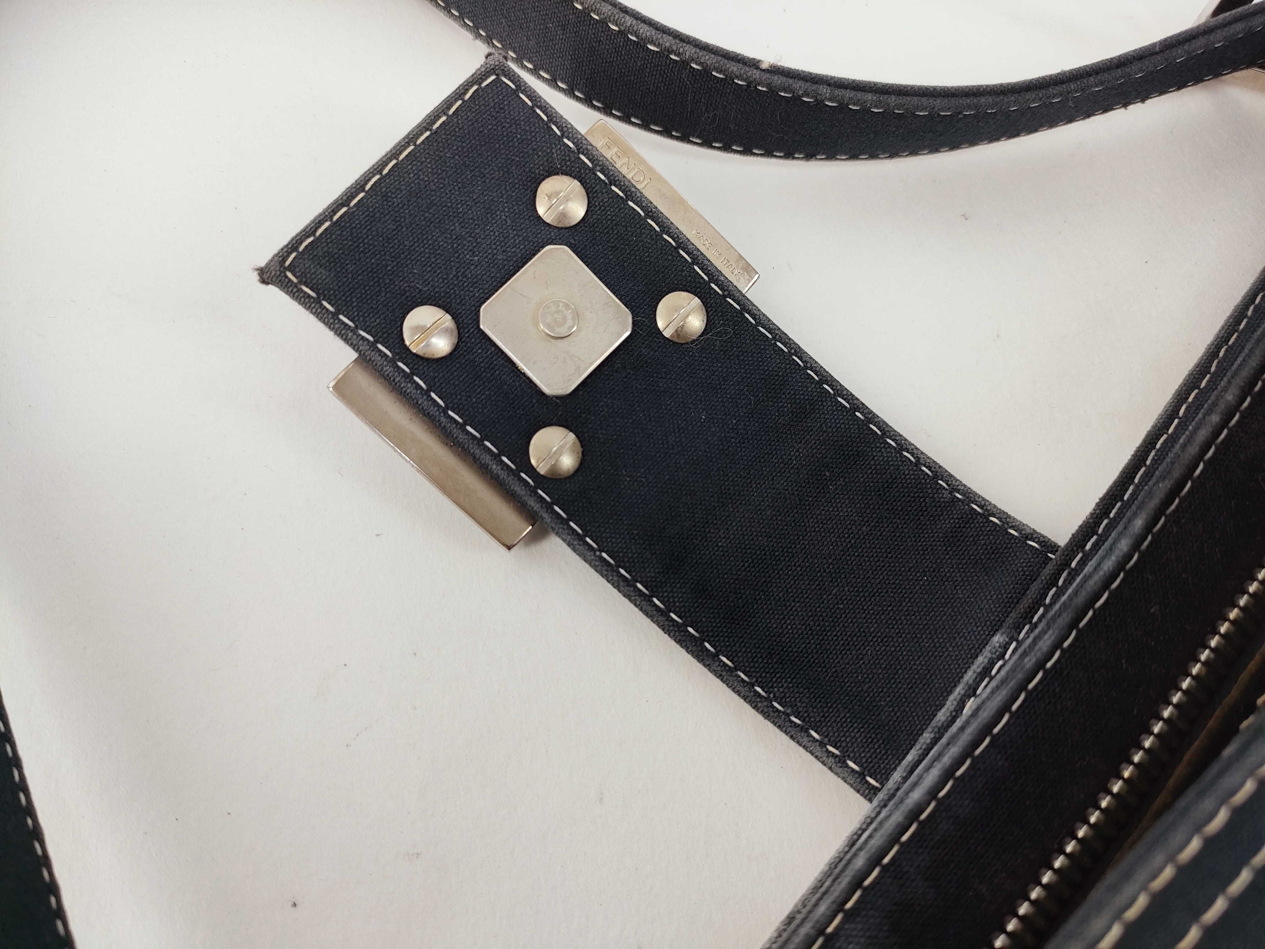 Mamma Bucket Denim Marble Indigo Shoulder Bag One-Shoulder Bag — view 12