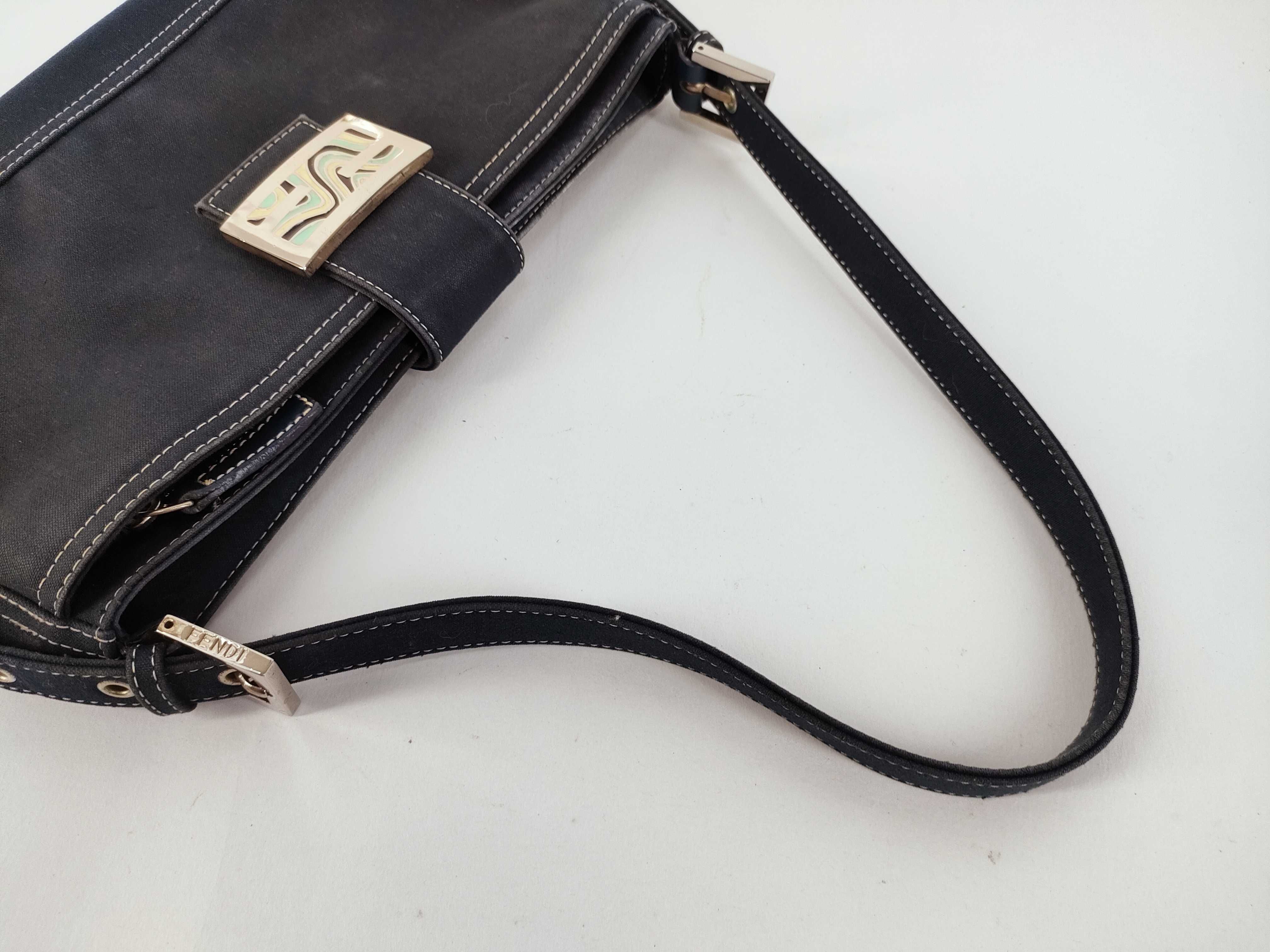 Mamma Bucket Denim Marble Indigo Shoulder Bag One-Shoulder Bag — view 3