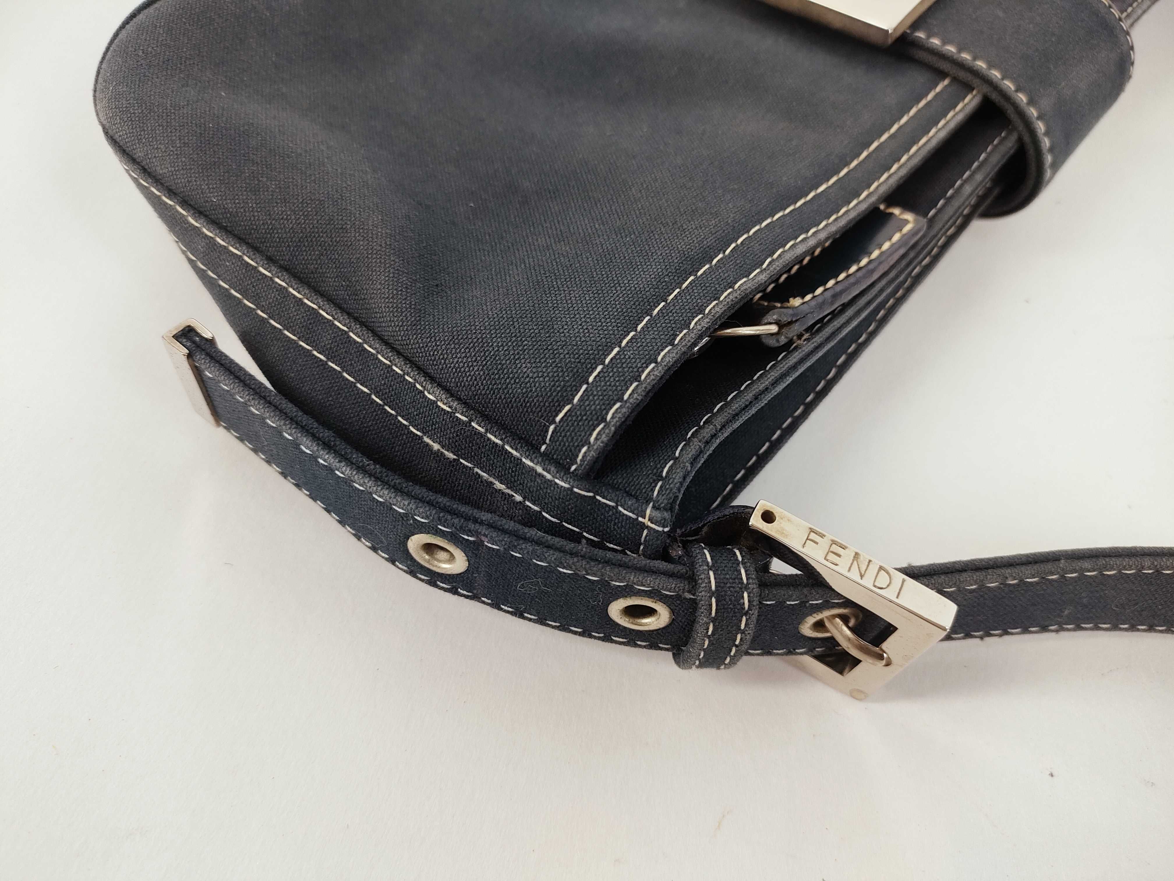 Mamma Bucket Denim Marble Indigo Shoulder Bag One-Shoulder Bag — view 5