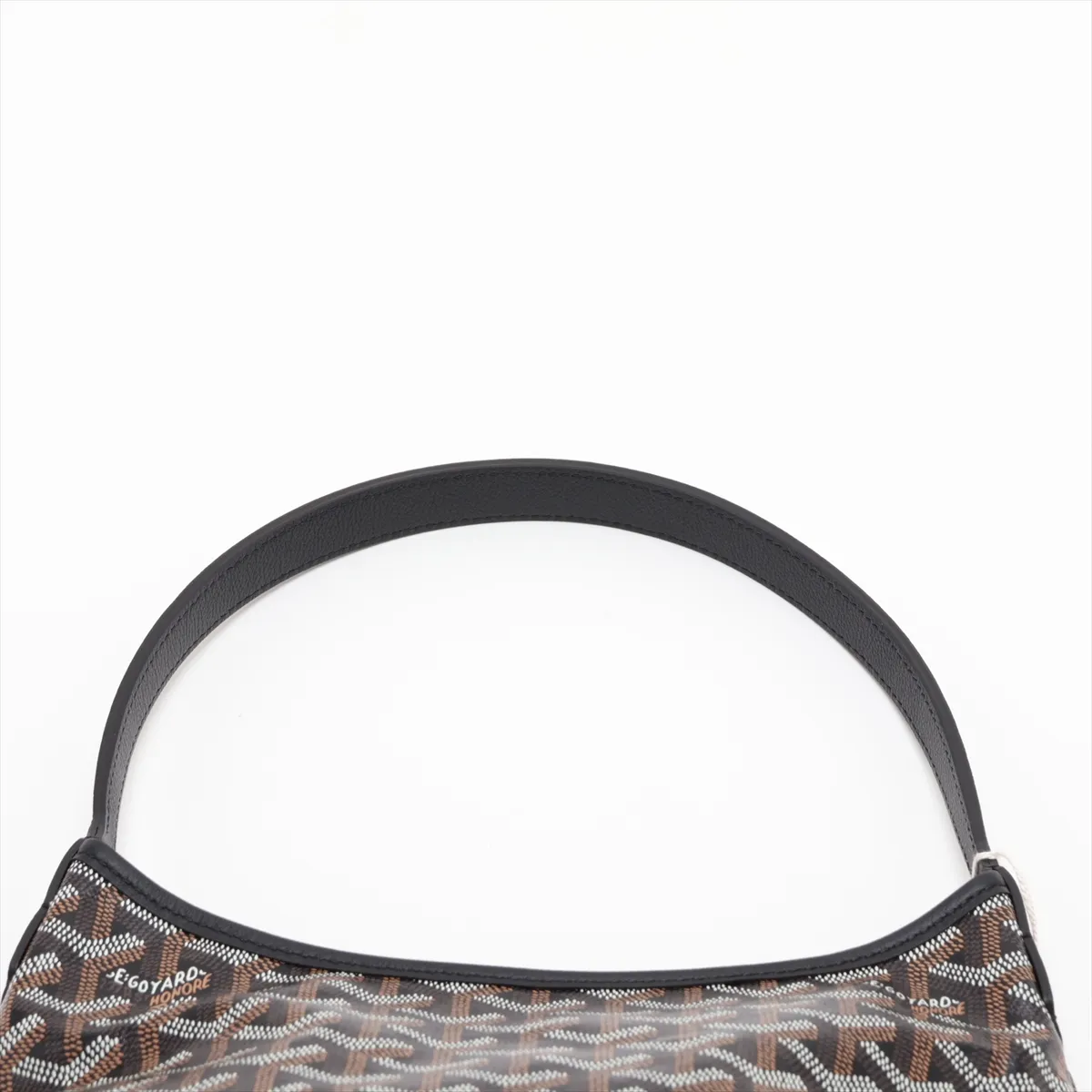 Bohème Mini PVC x Leather Shoulder Bag, Black — view 6