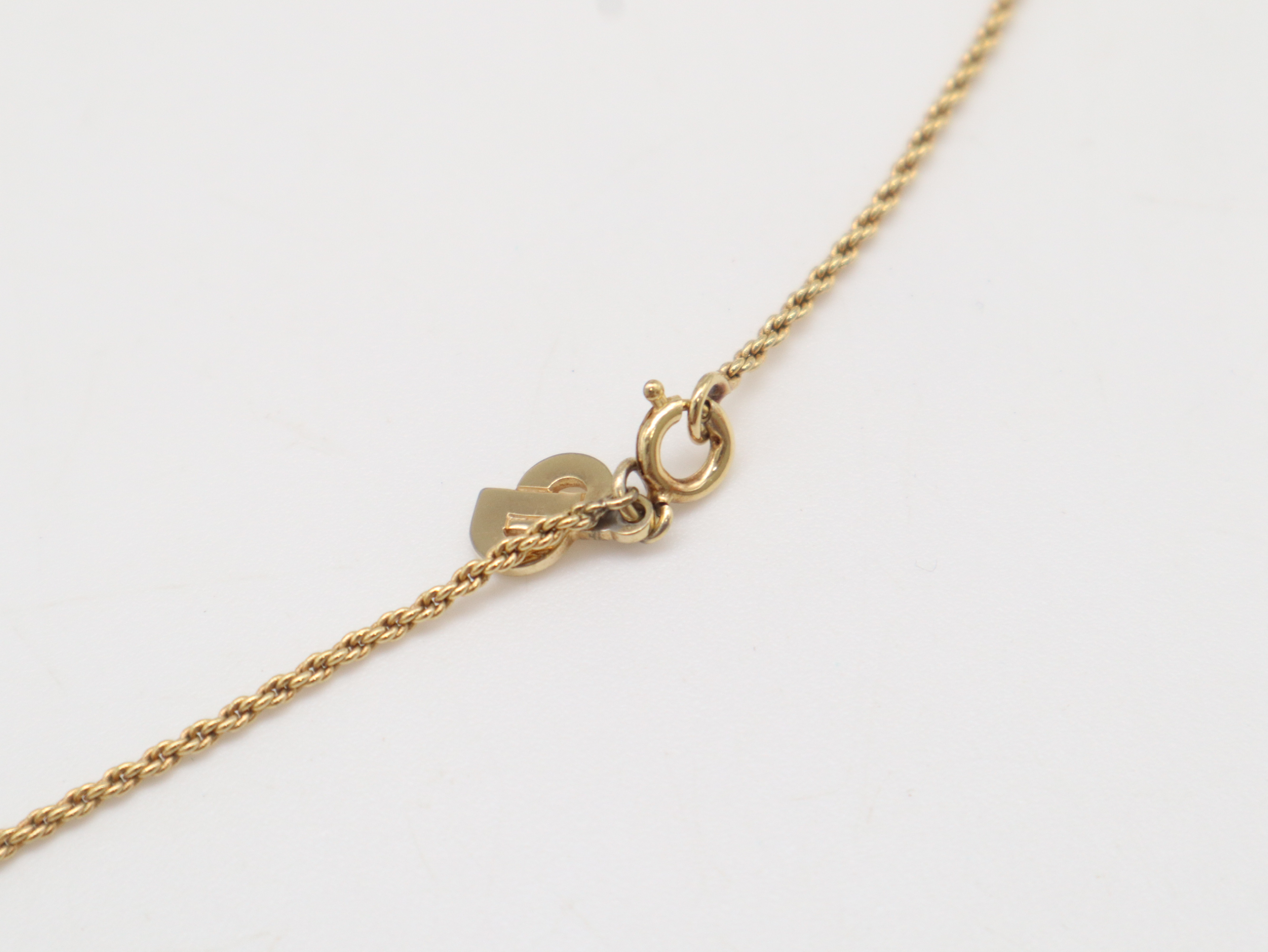 CD Icon Rhinestone x GP Necklace — view 2
