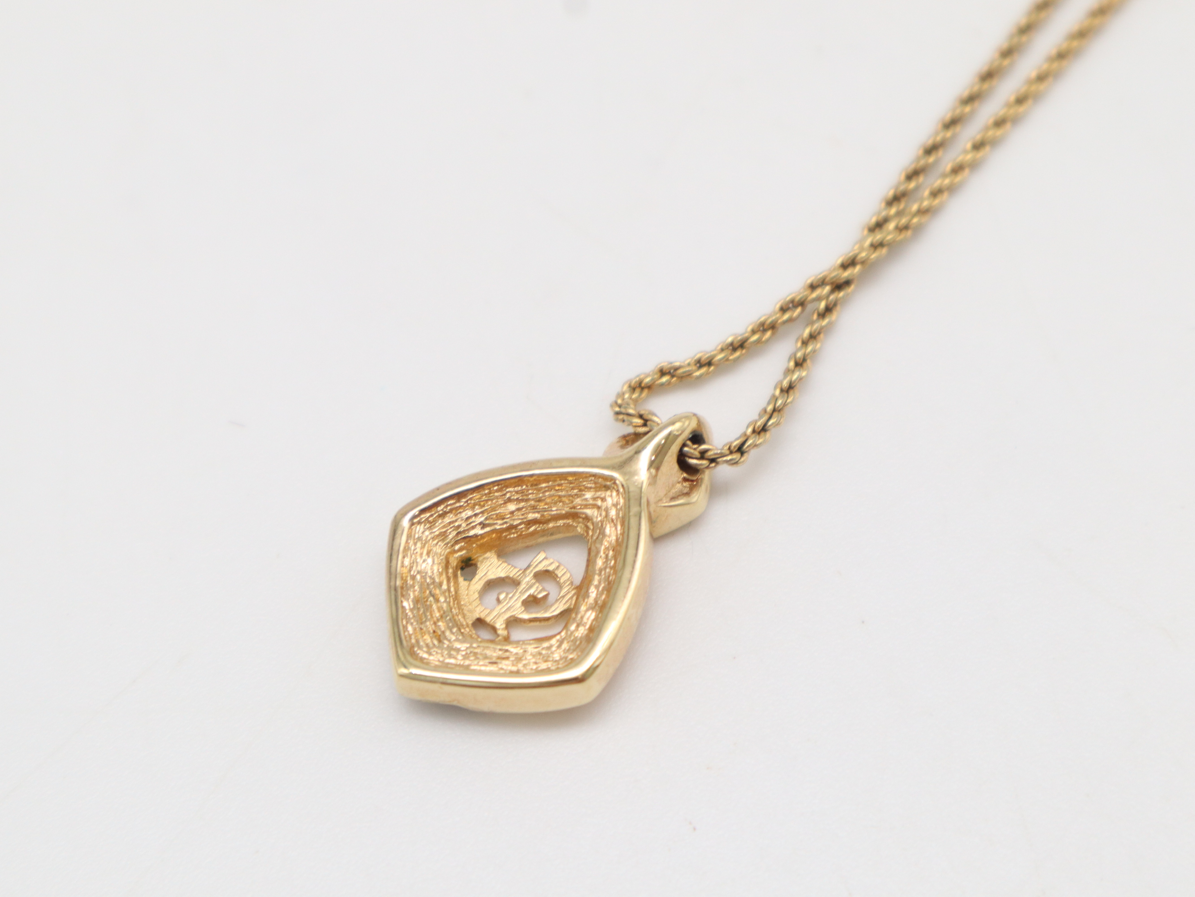 CD Icon Rhinestone x GP Necklace — view 5