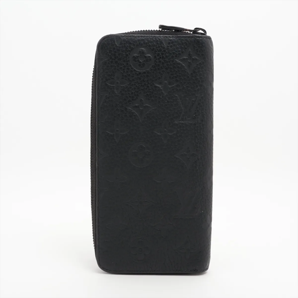 Taurillon Zippy Wallet Horizontal M11721 Black Round Zip Wallet (RFID detected) — view 2