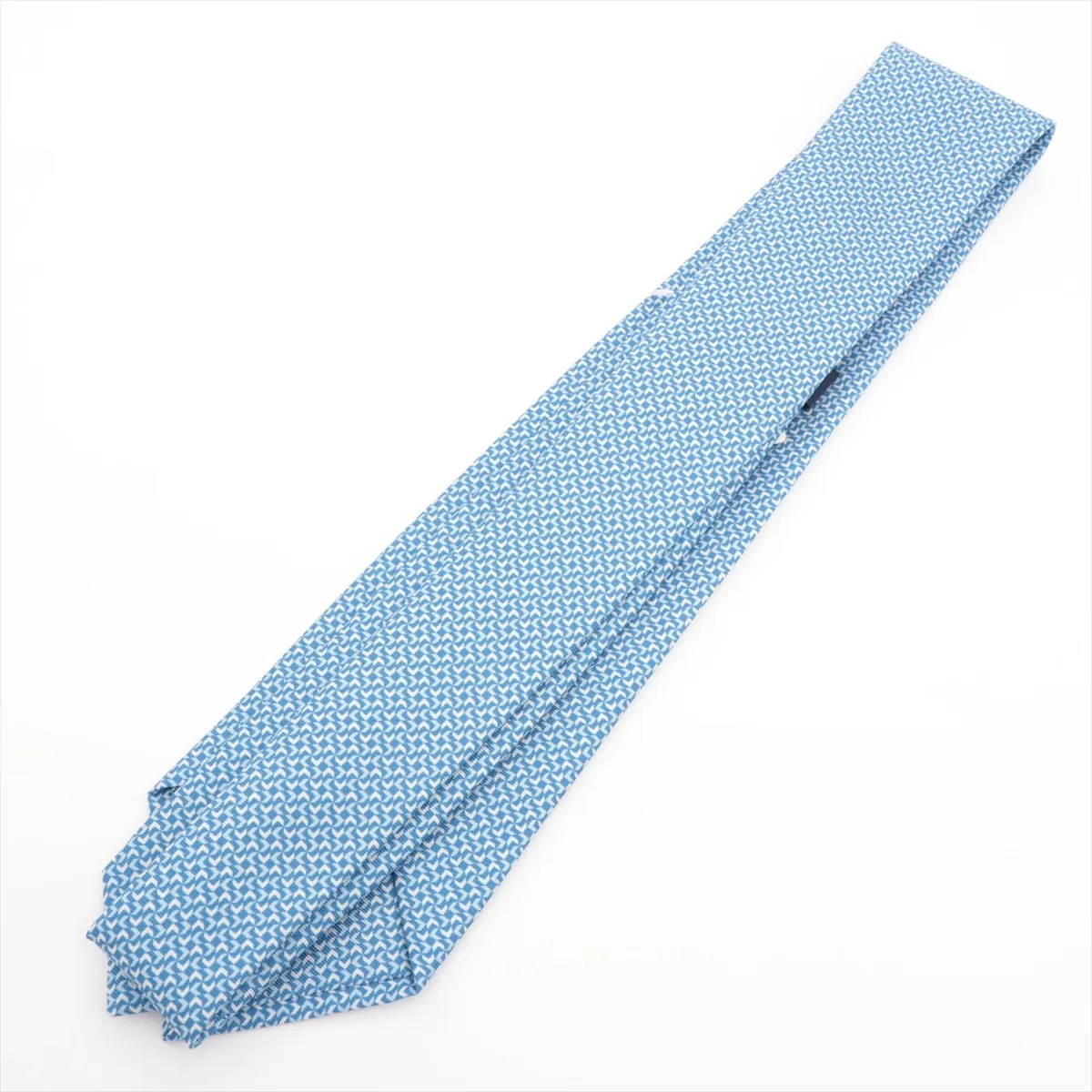 TT0198 Tie, Silk, Light Blue, — view 2