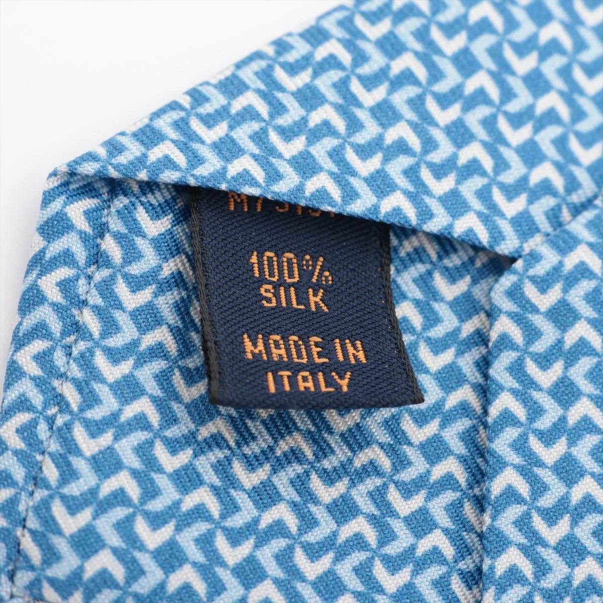 TT0198 Tie, Silk, Light Blue, — view 4