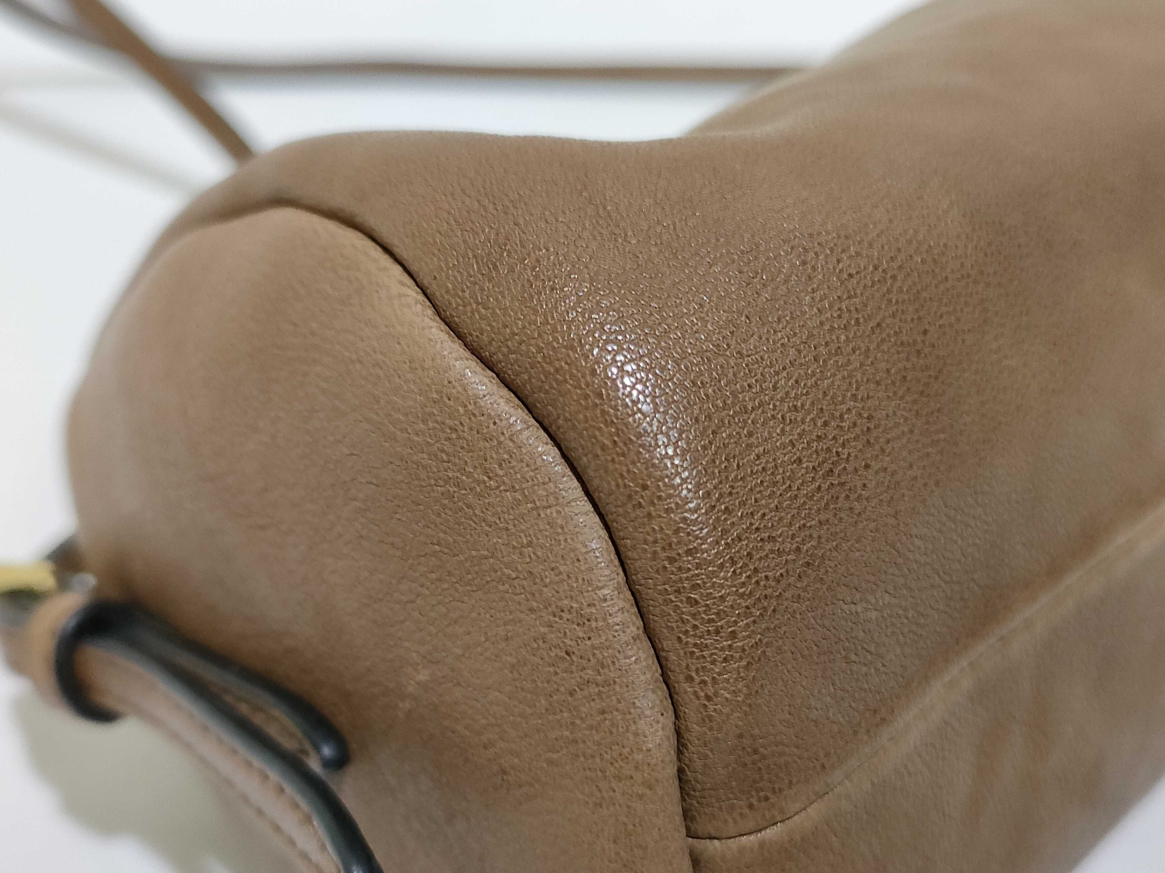 Leather Shoulder Bag, Brown, 5NE851 (Shoulder Bag) — view 6