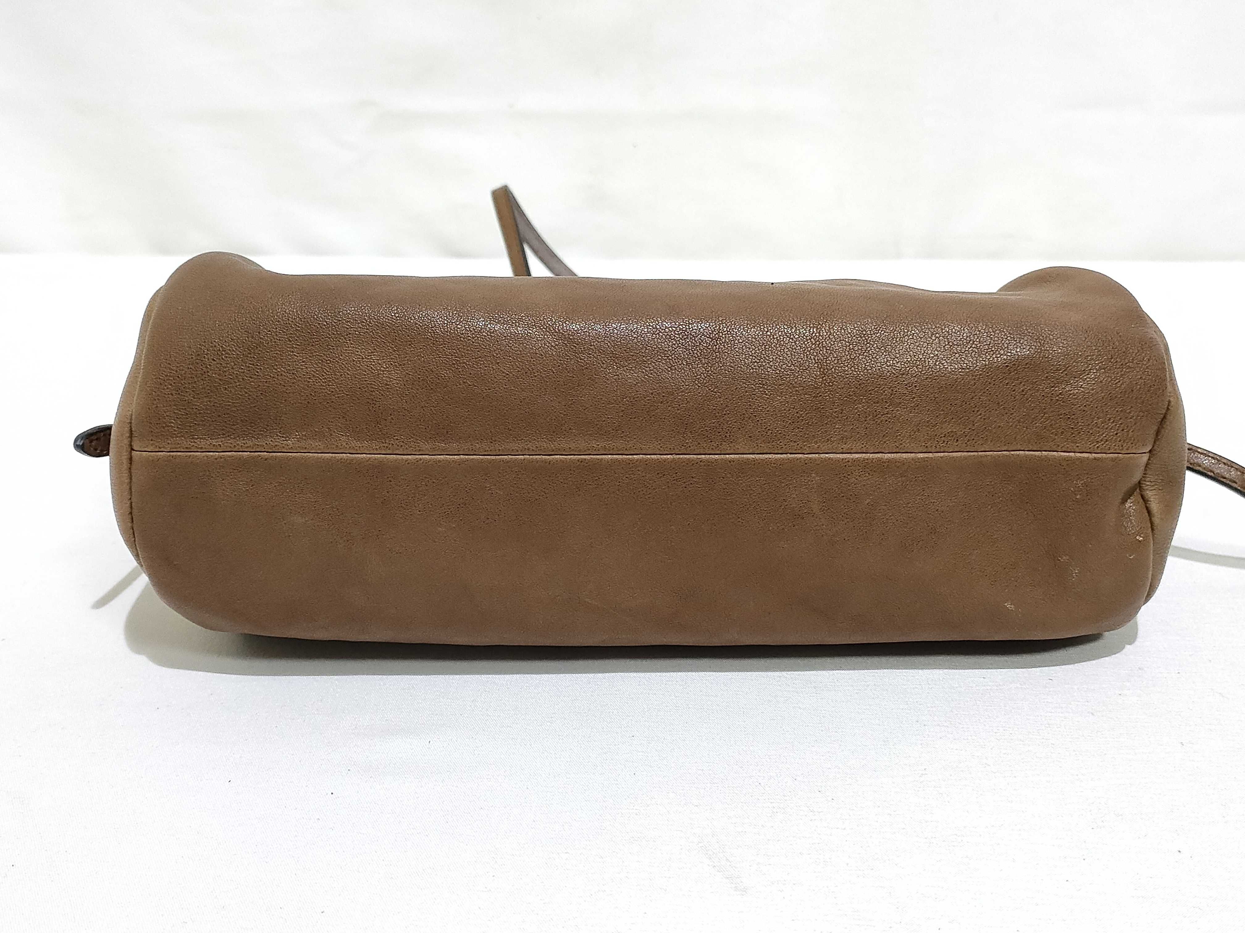 Leather Shoulder Bag, Brown, 5NE851 (Shoulder Bag) — view 7