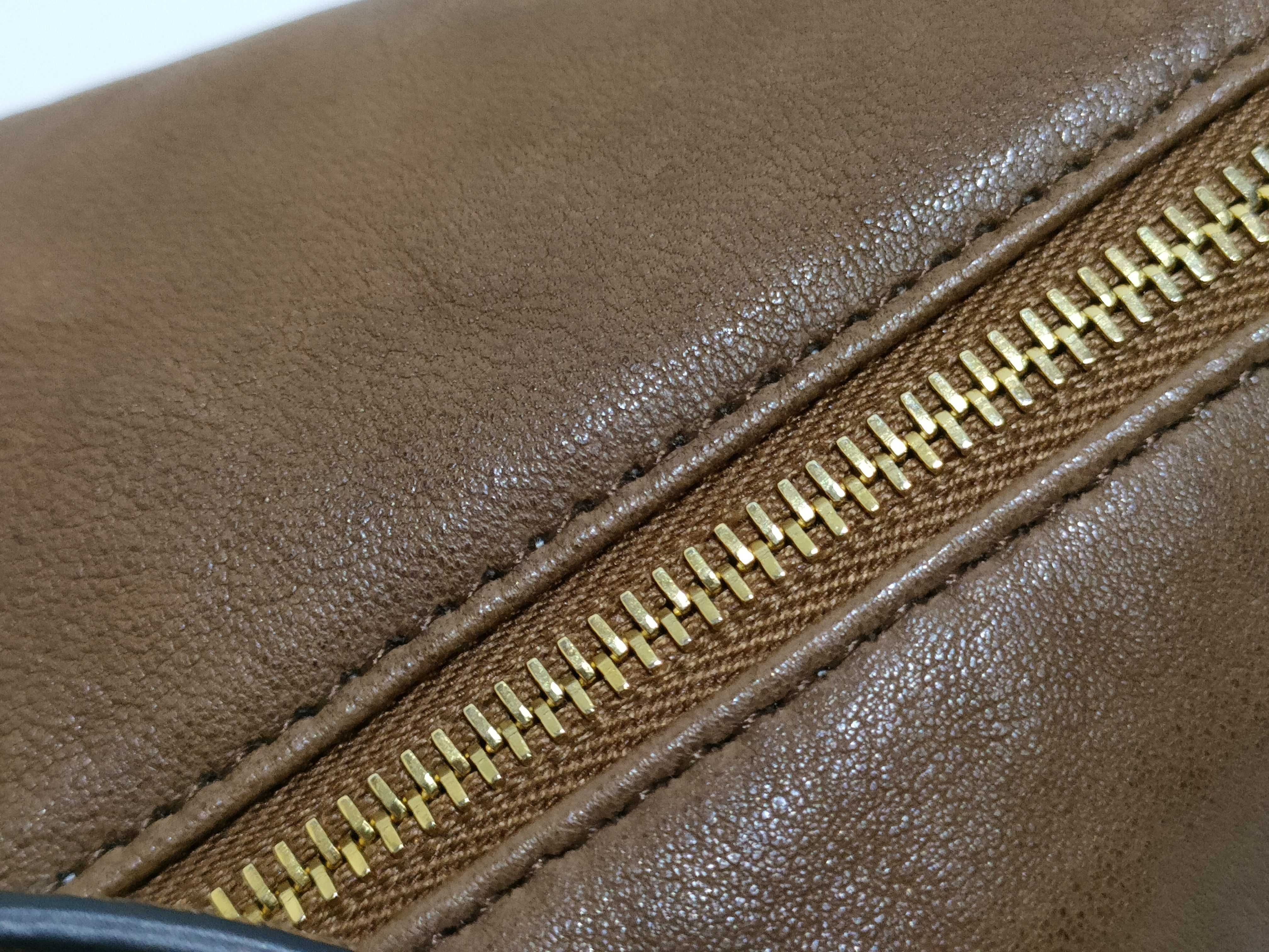 Leather Shoulder Bag, Brown, 5NE851 (Shoulder Bag) — view 8