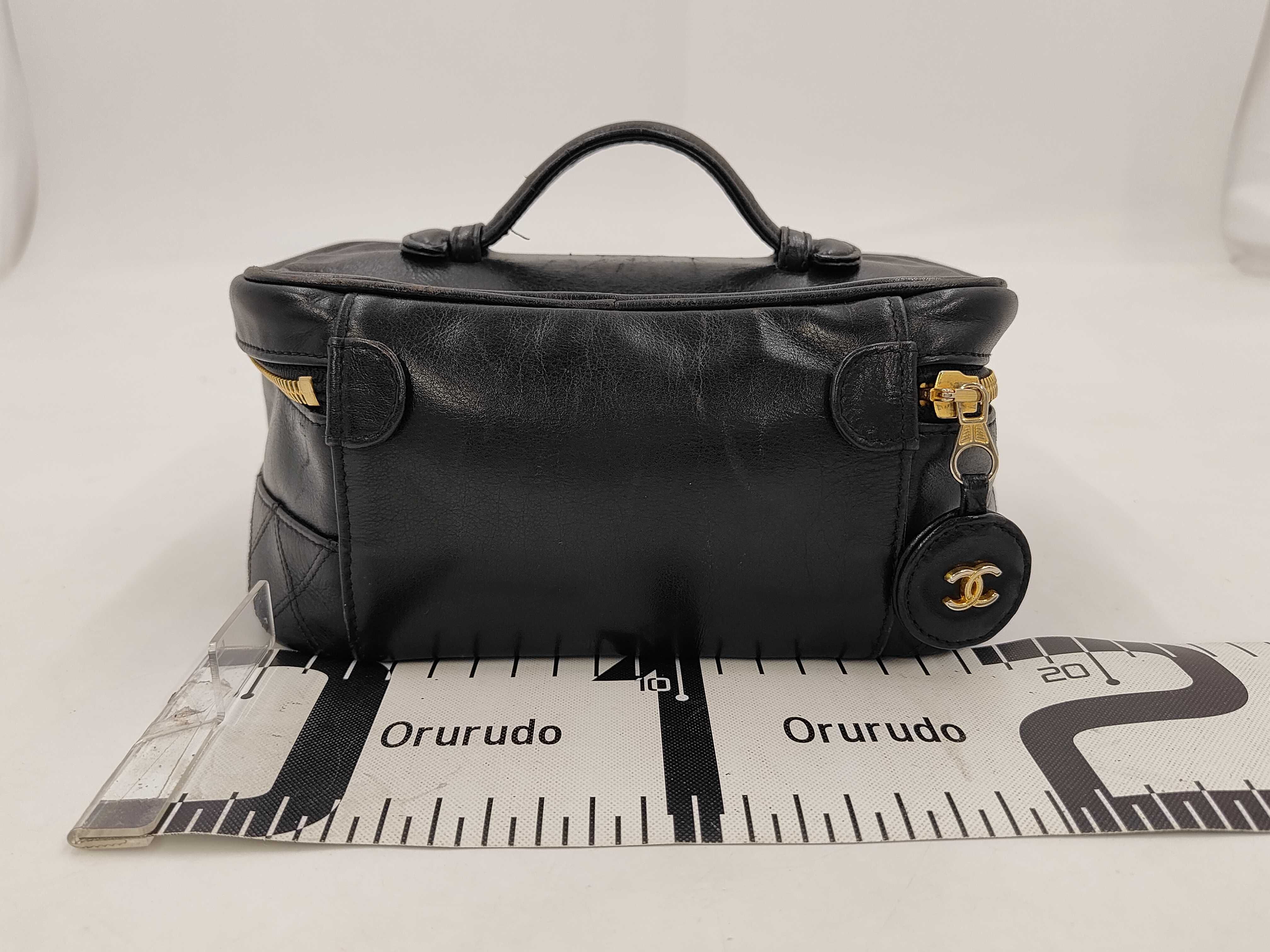 Bicolore Vanity Bag, Black — view 2