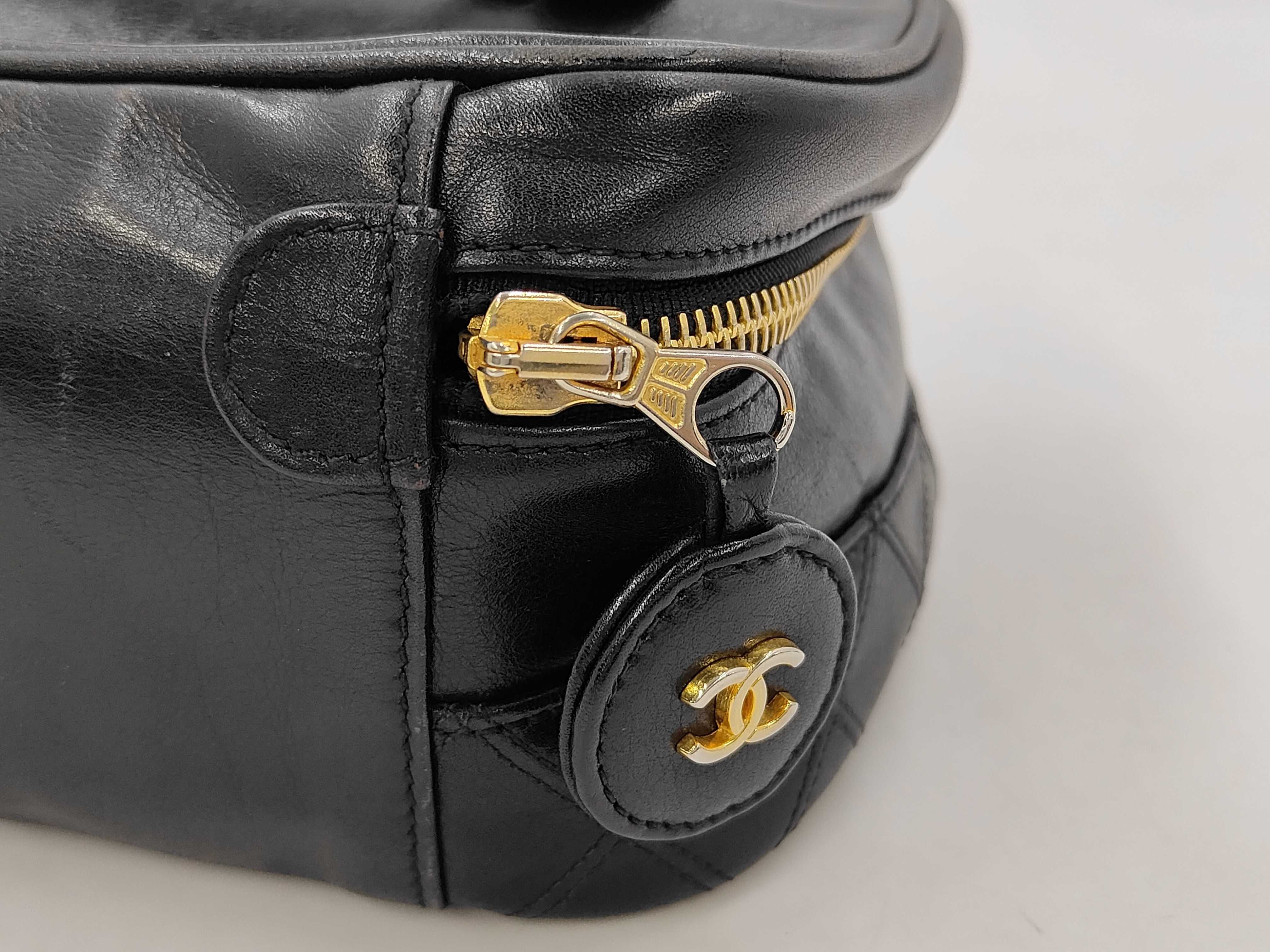 Bicolore Vanity Bag, Black — view 5