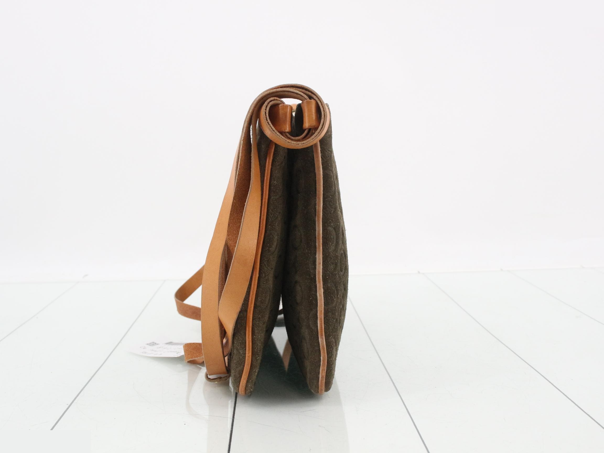 Other lines: Bags & Shoulder Bags, C Macadam pattern, Suede, Khaki — view 3