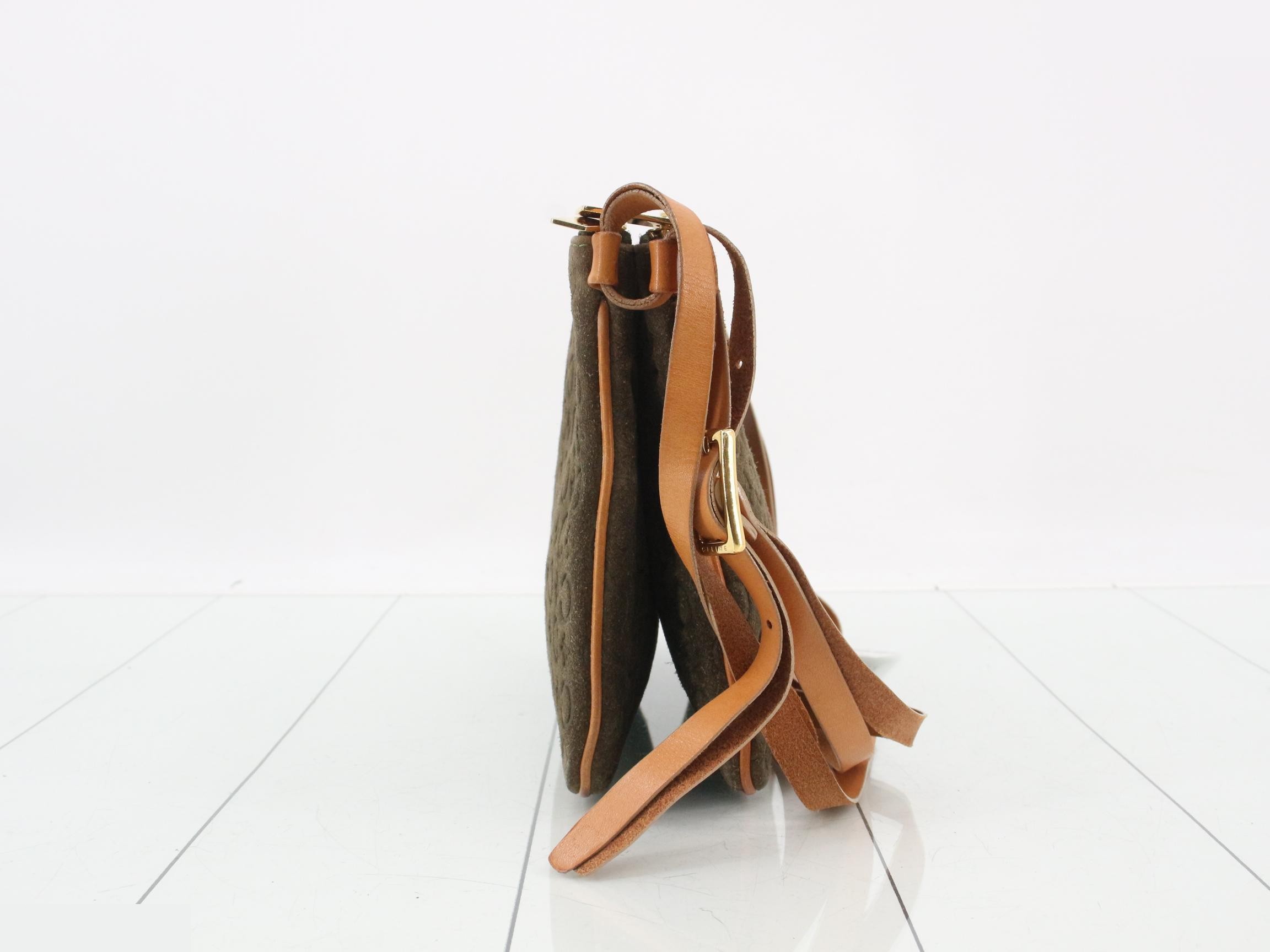 Other lines: Bags & Shoulder Bags, C Macadam pattern, Suede, Khaki — view 4