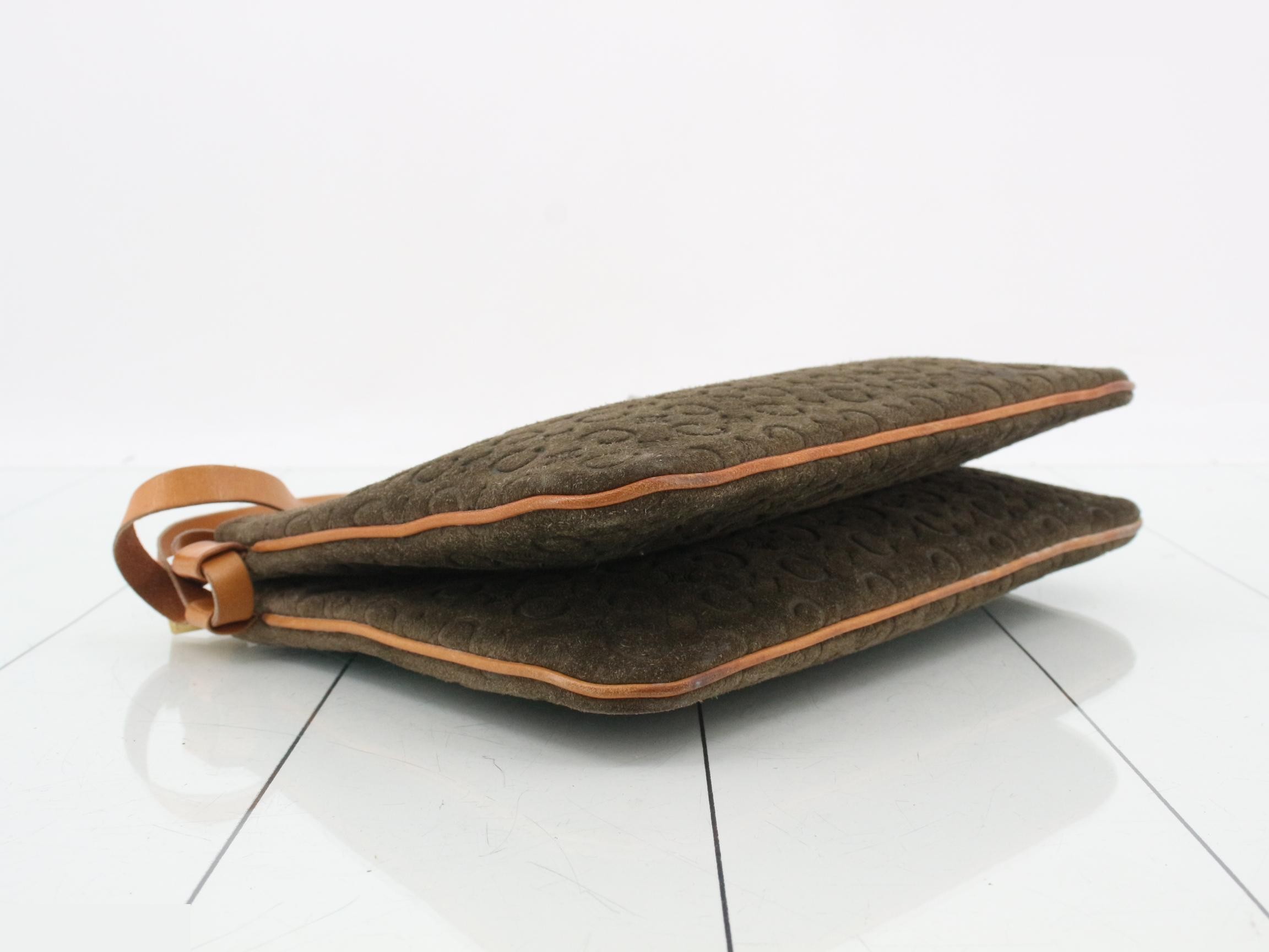 Other lines: Bags & Shoulder Bags, C Macadam pattern, Suede, Khaki — view 5