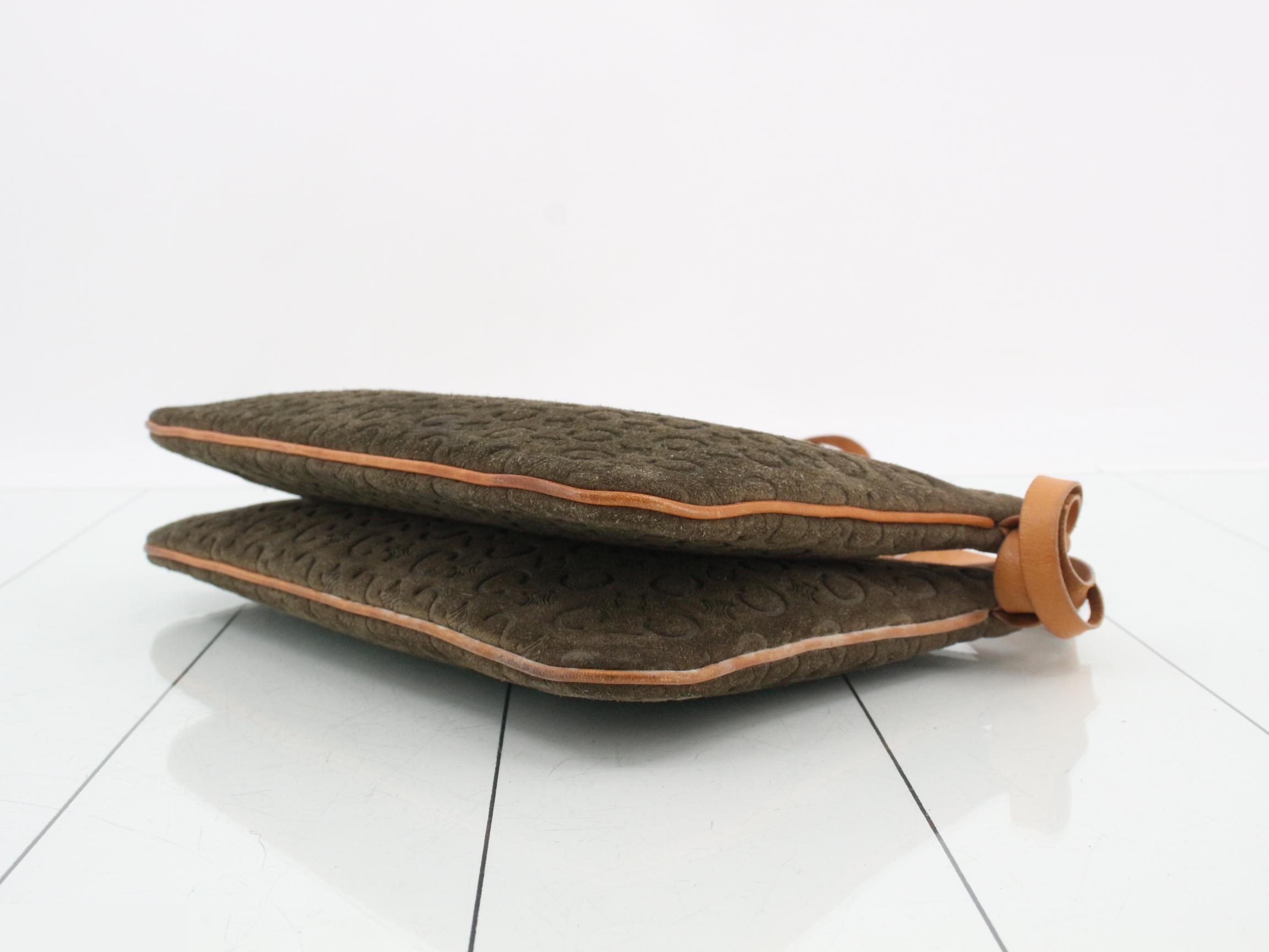 Other lines: Bags & Shoulder Bags, C Macadam pattern, Suede, Khaki — view 6