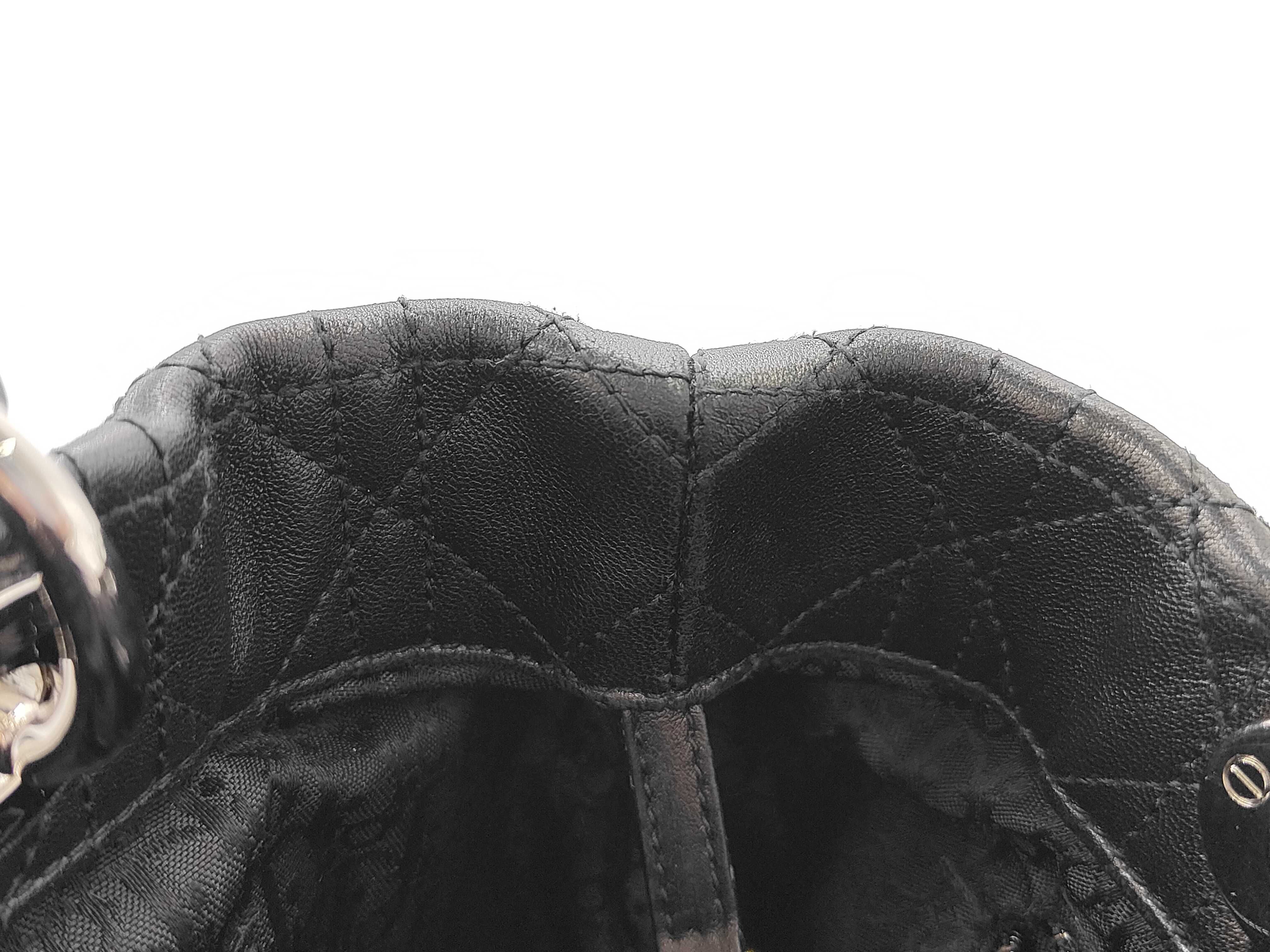 Lambskin Cannage Black Handbag — view 9