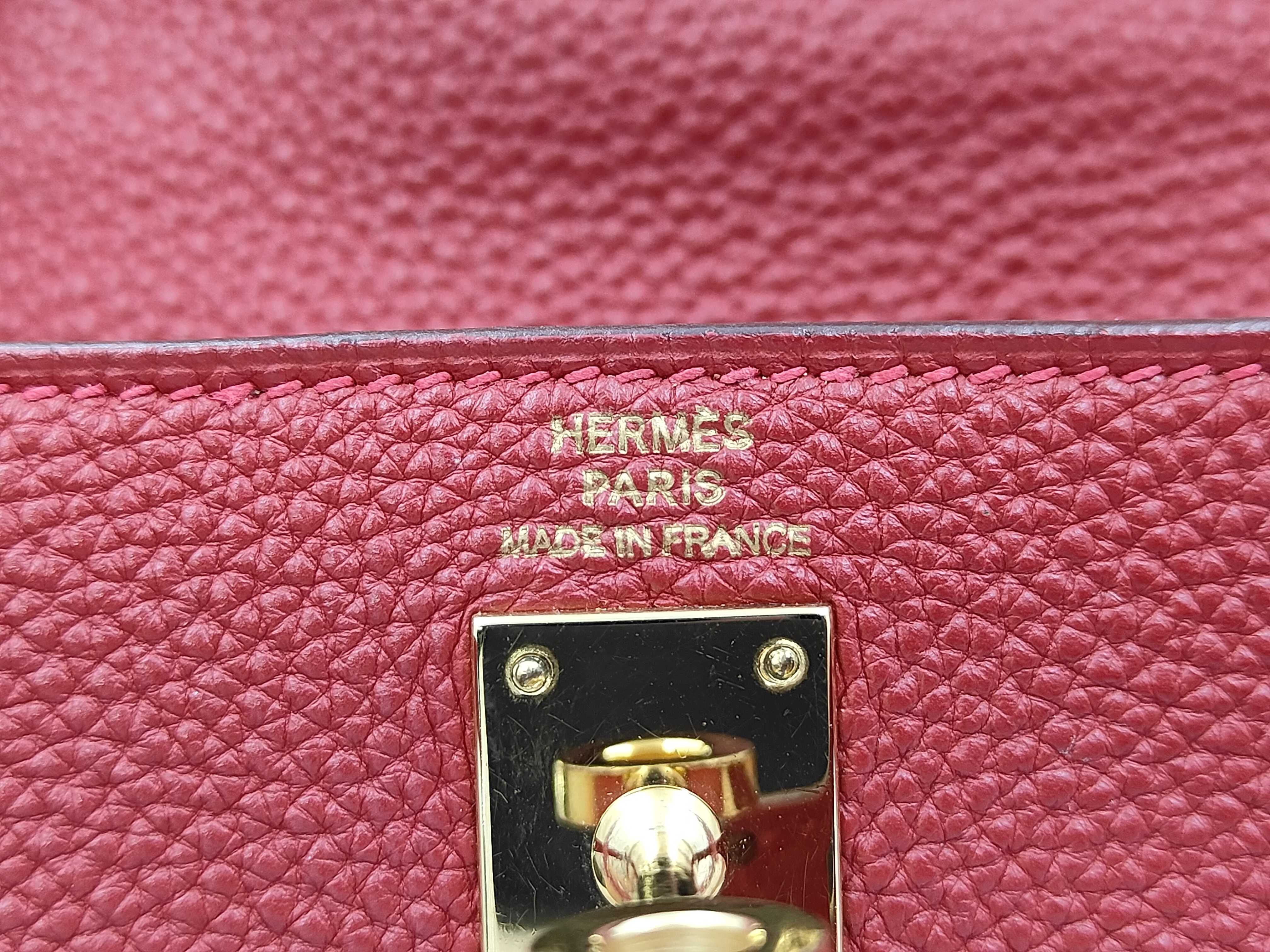 Mini Kelly Red Square K Handbag — view 12