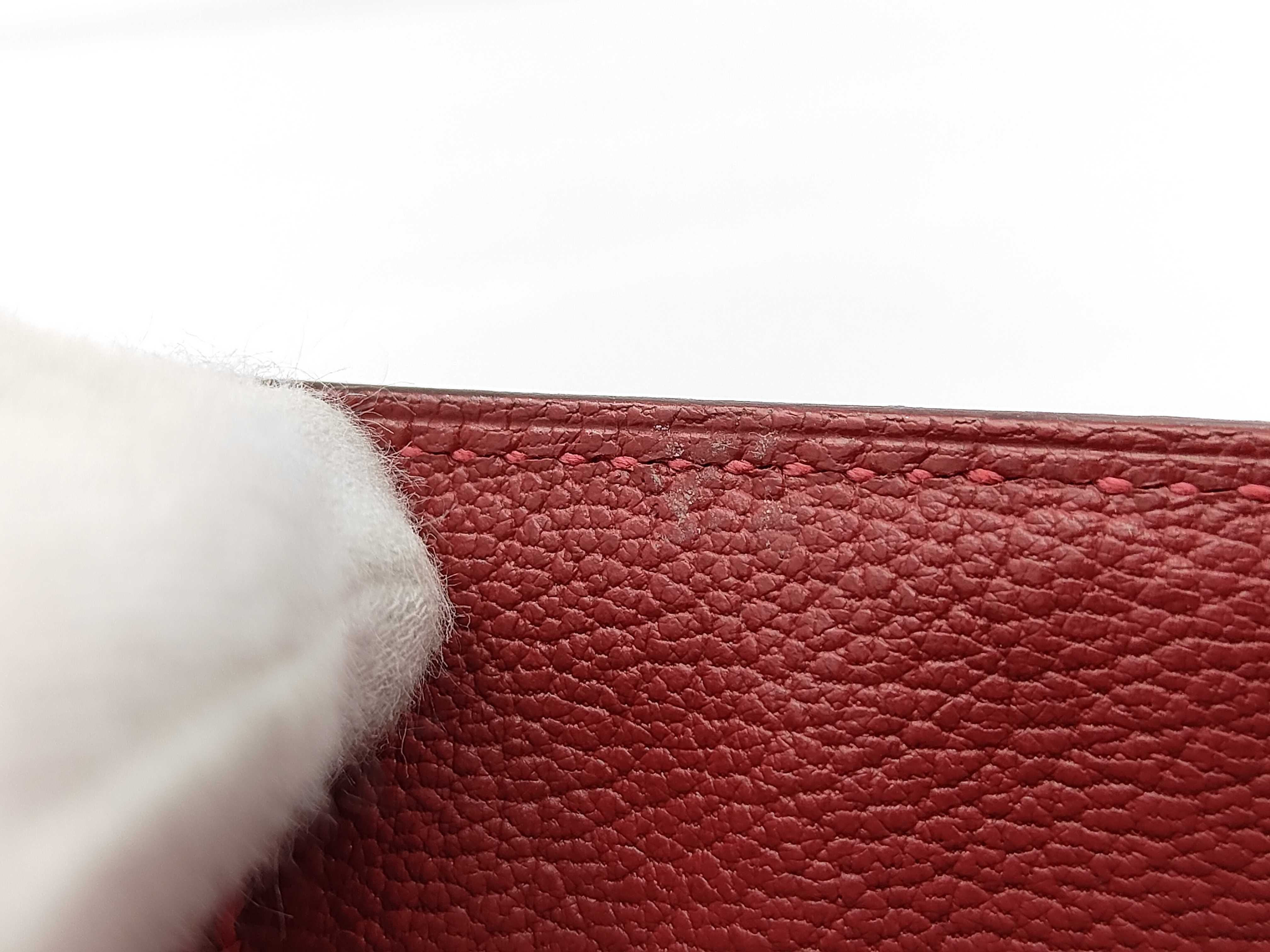 Mini Kelly Red Square K Handbag — view 13