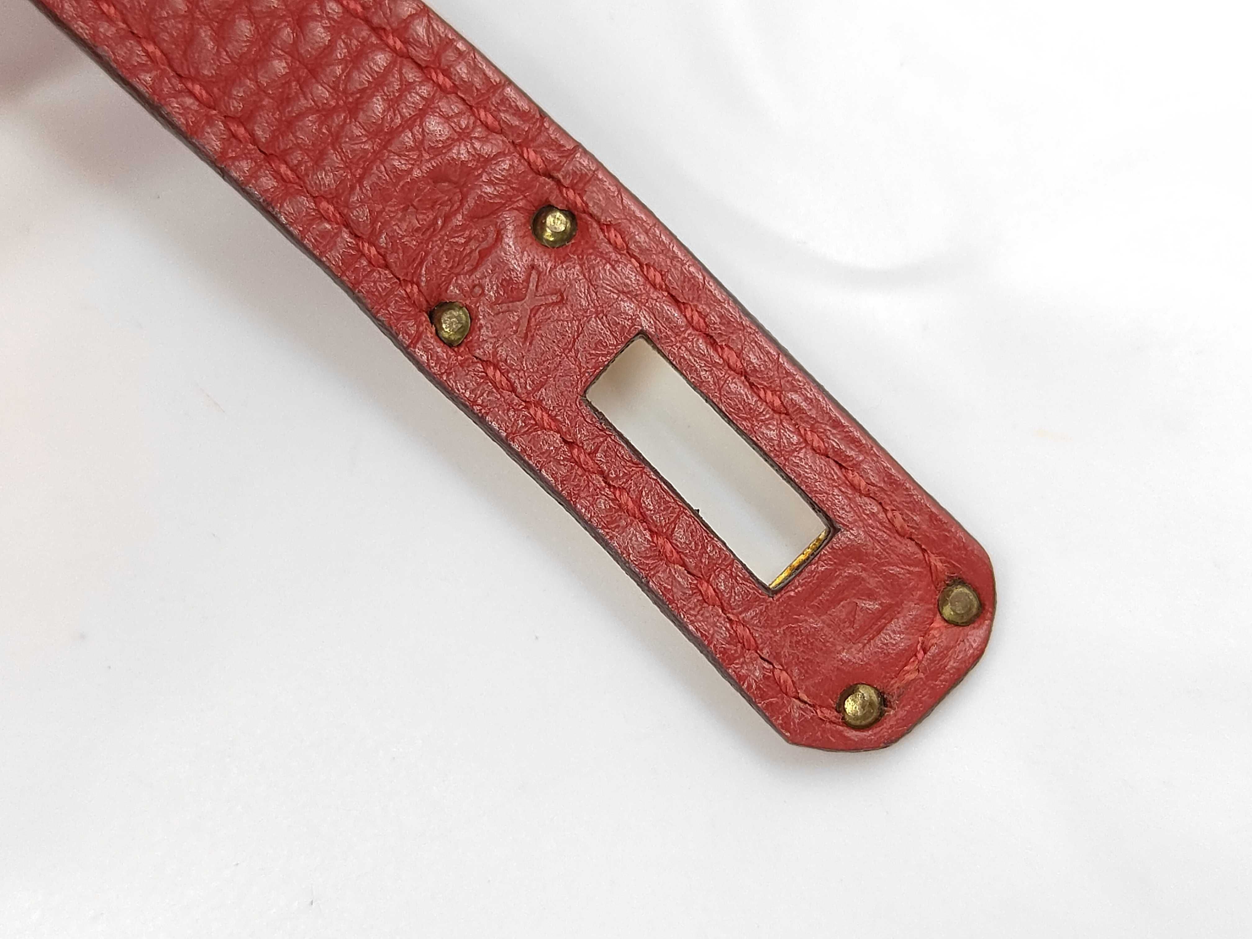 Mini Kelly Red Square K Handbag — view 14