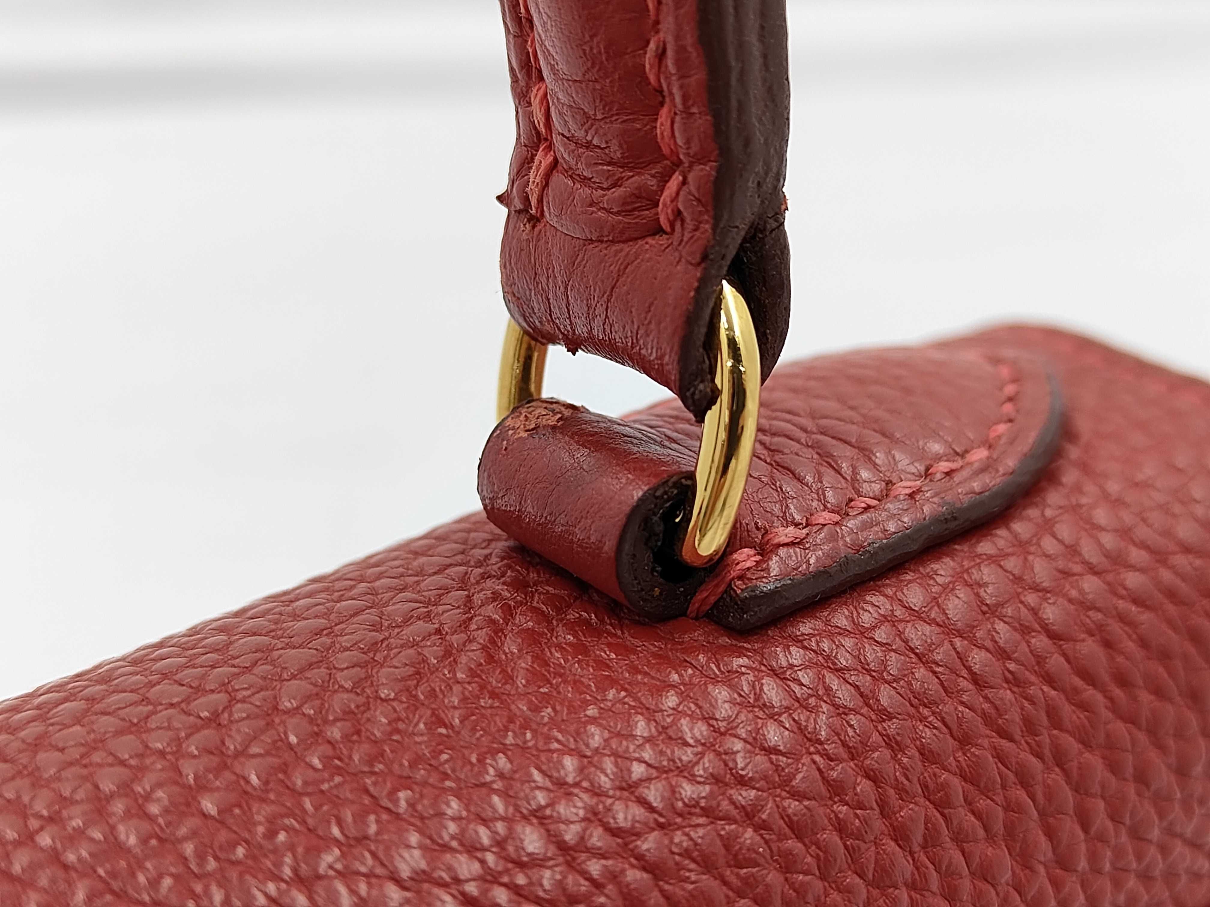 Mini Kelly Red Square K Handbag — view 5