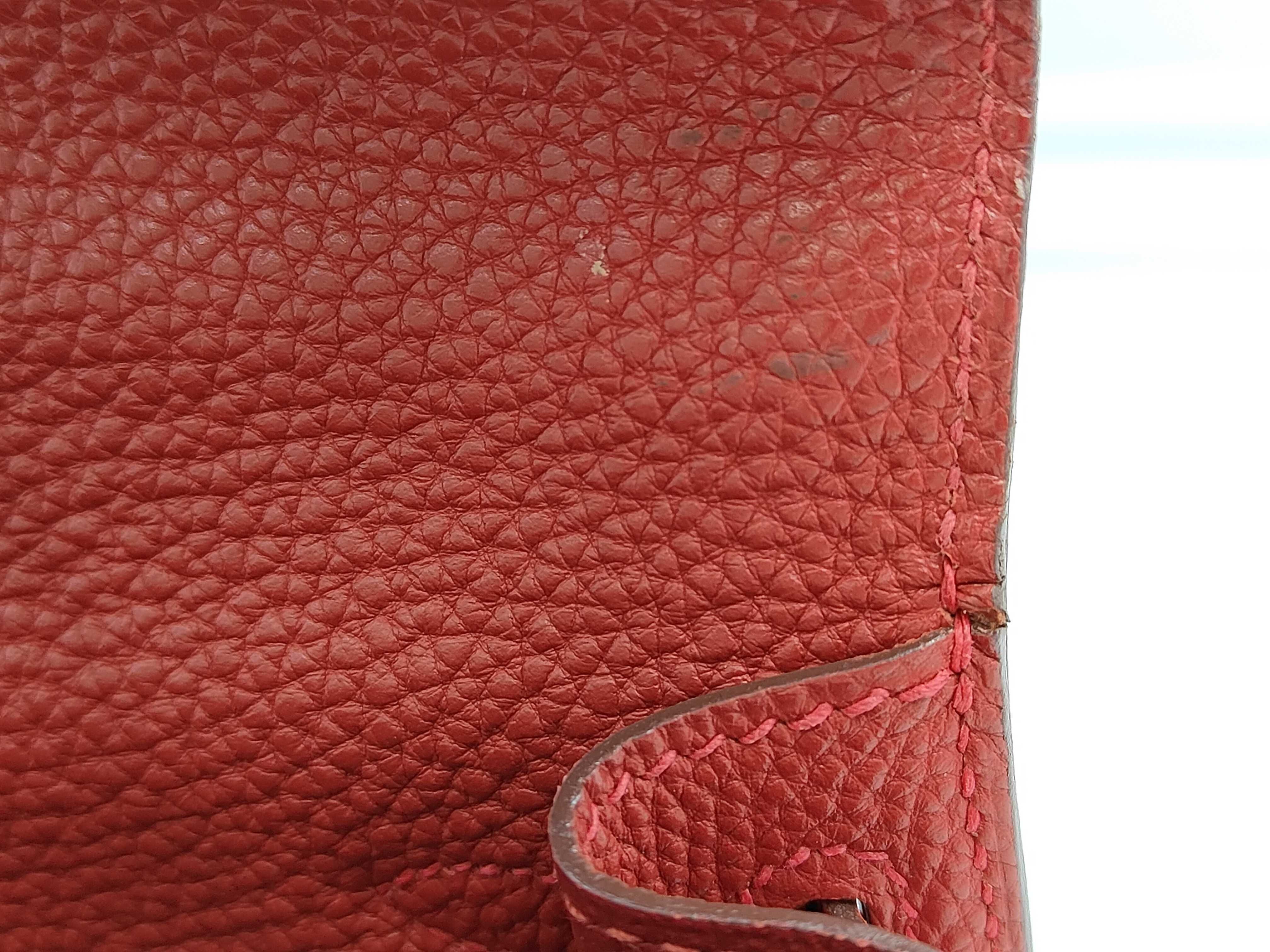 Mini Kelly Red Square K Handbag — view 9