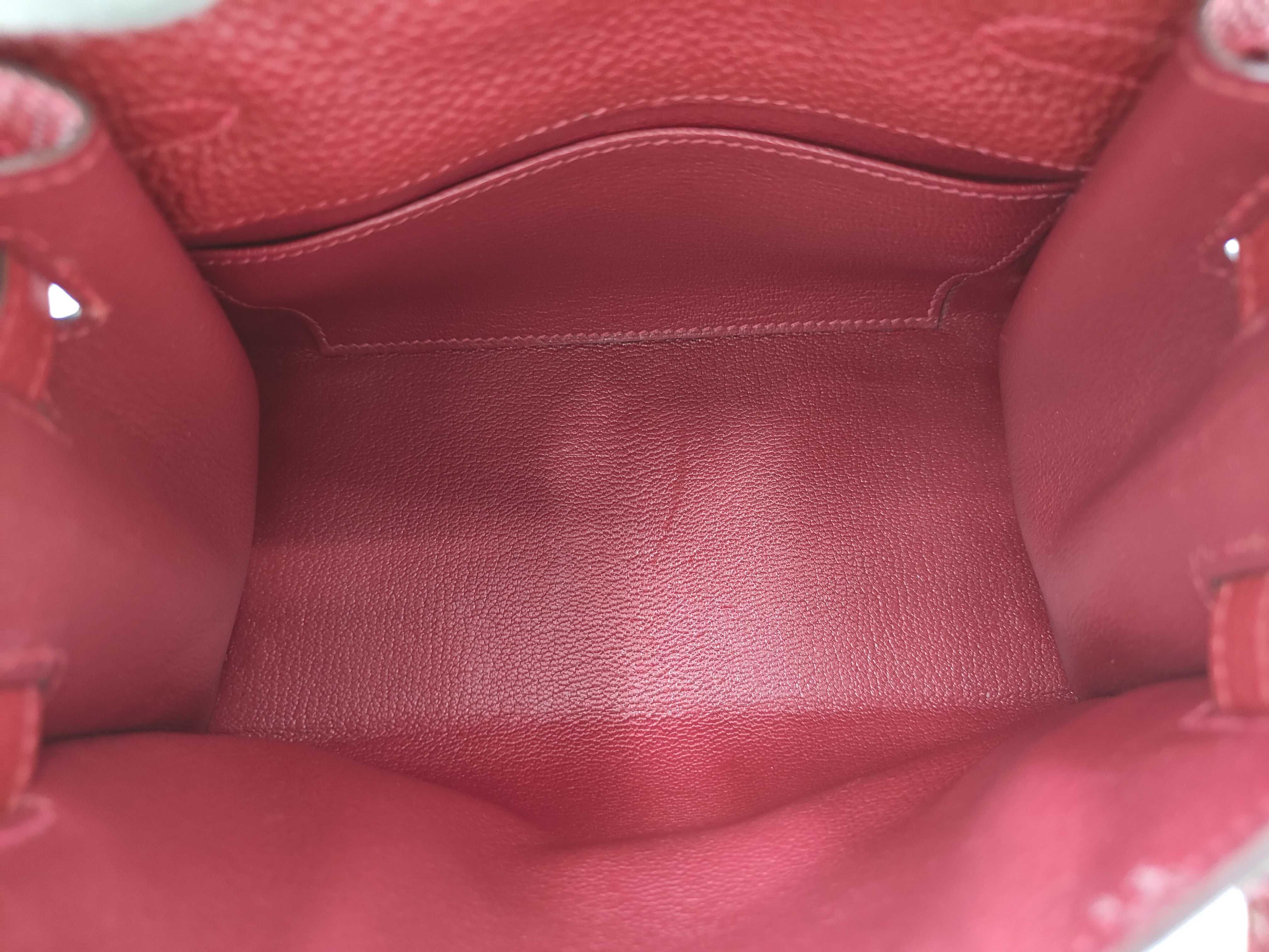Mini Kelly Red Square K Handbag — view 10