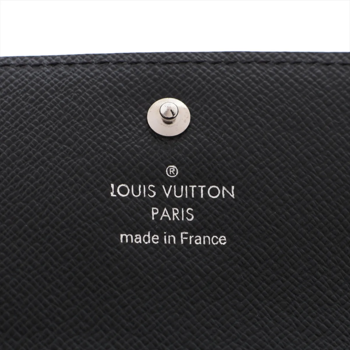 Monogram Macassar Multicles 6 M60165 CT4132 Brown x Black Key Case with Initials — view 5