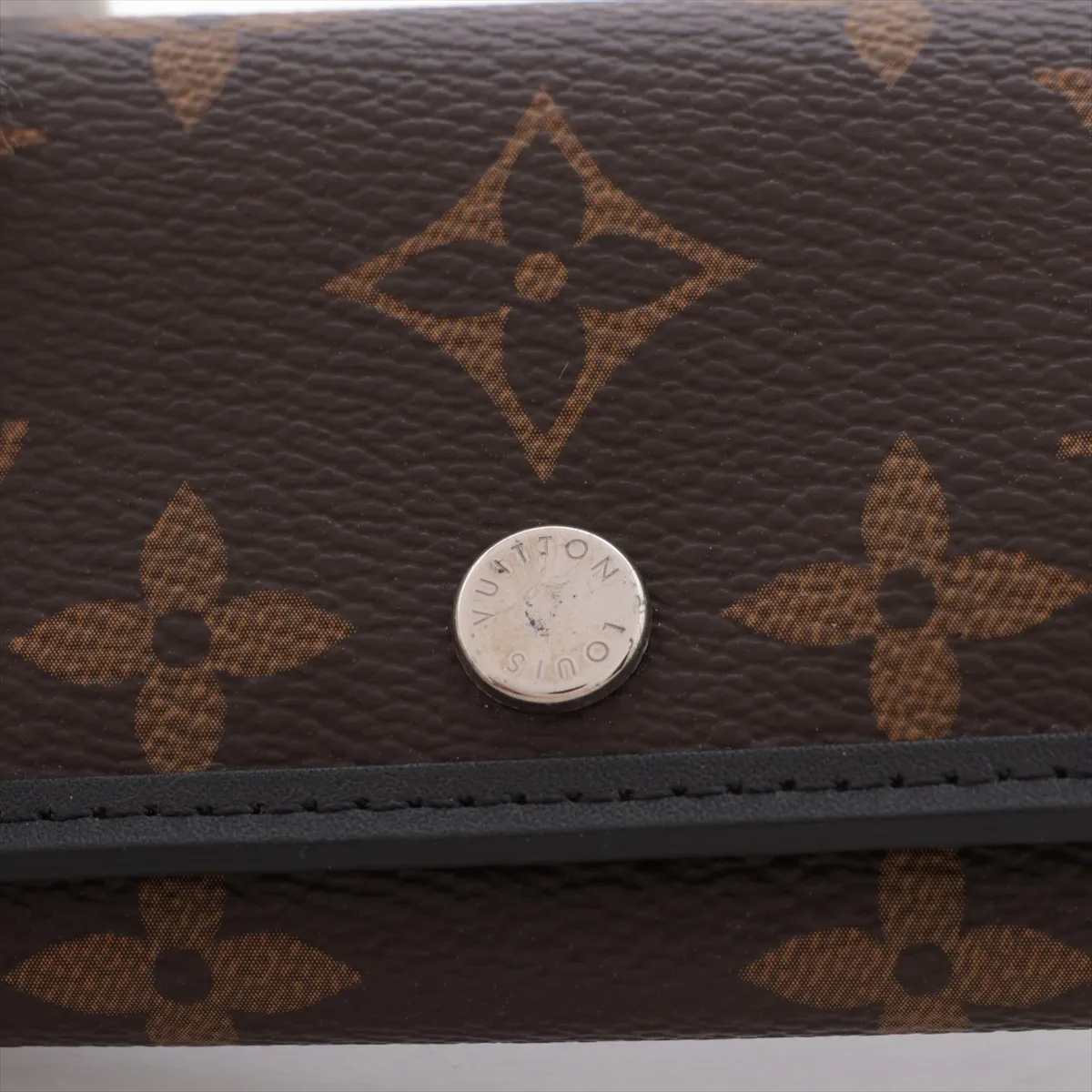 Monogram Macassar Multicles 6 M60165 CT4132 Brown x Black Key Case with Initials — view 7