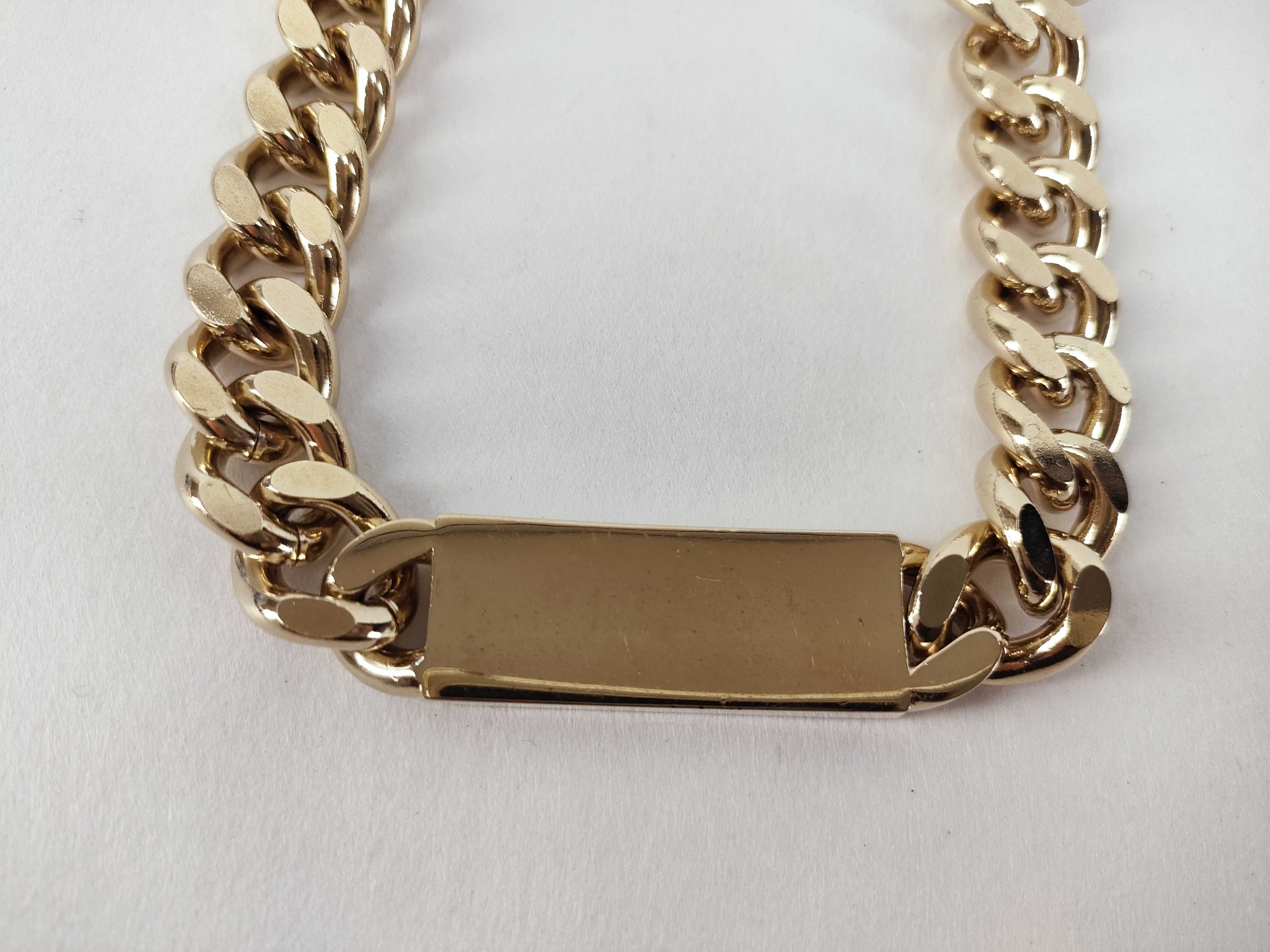 Couture Plate Chain Link Necklace — view 2