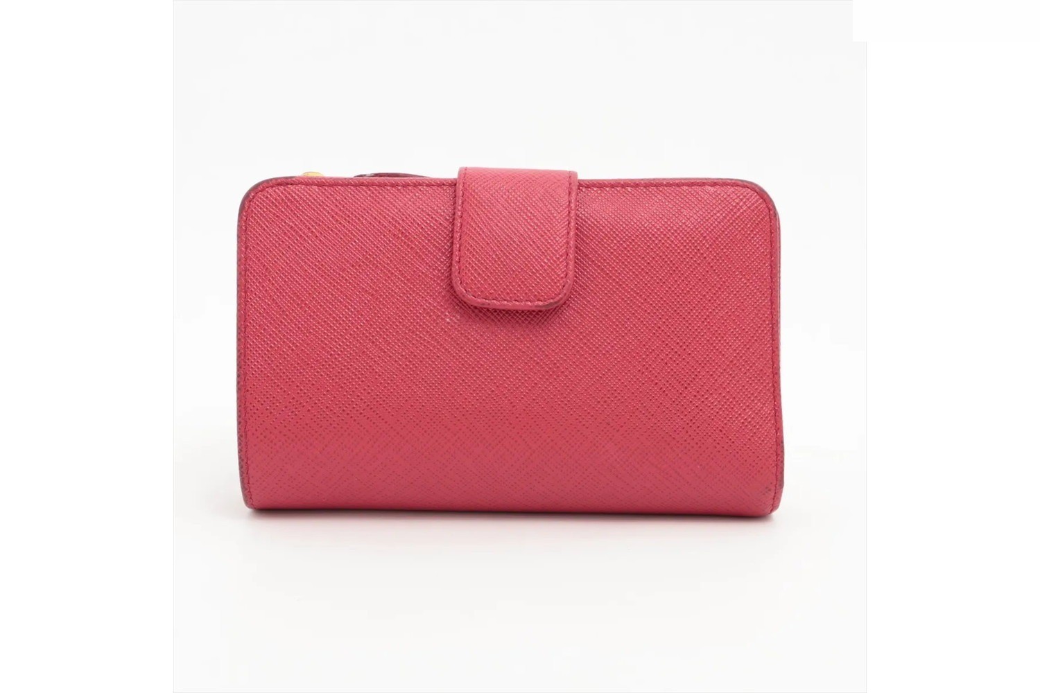 Saffiano leather bi-fold wallet, compact. — view 2
