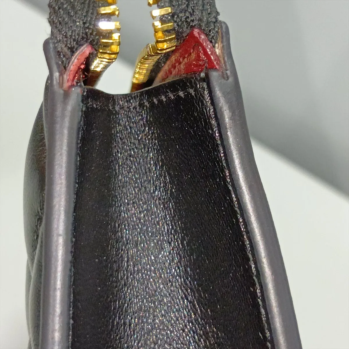 Matelassé Lambskin Second Bag, Black with Gold Hardware, TNN5T1G1, Random Serial Number AP5044 — view 9
