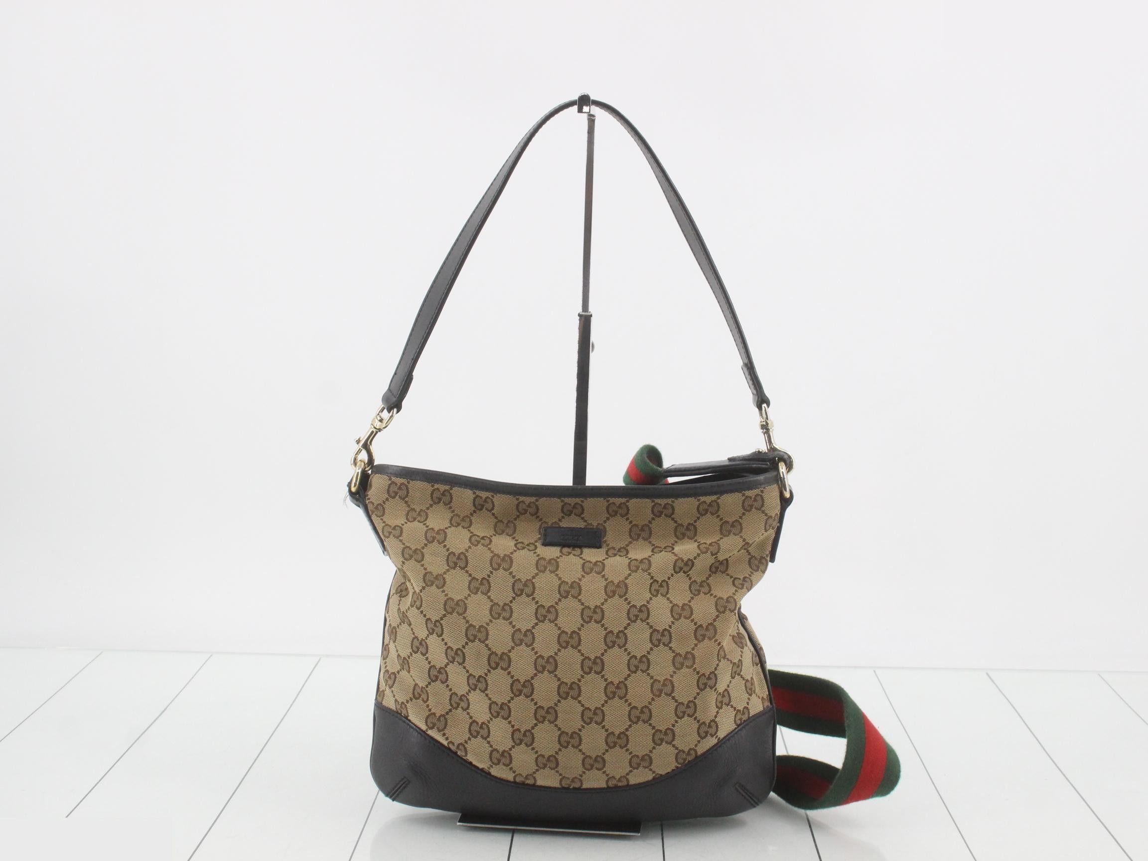 GG Canvas 2-Way Shoulder Bag - Sherry