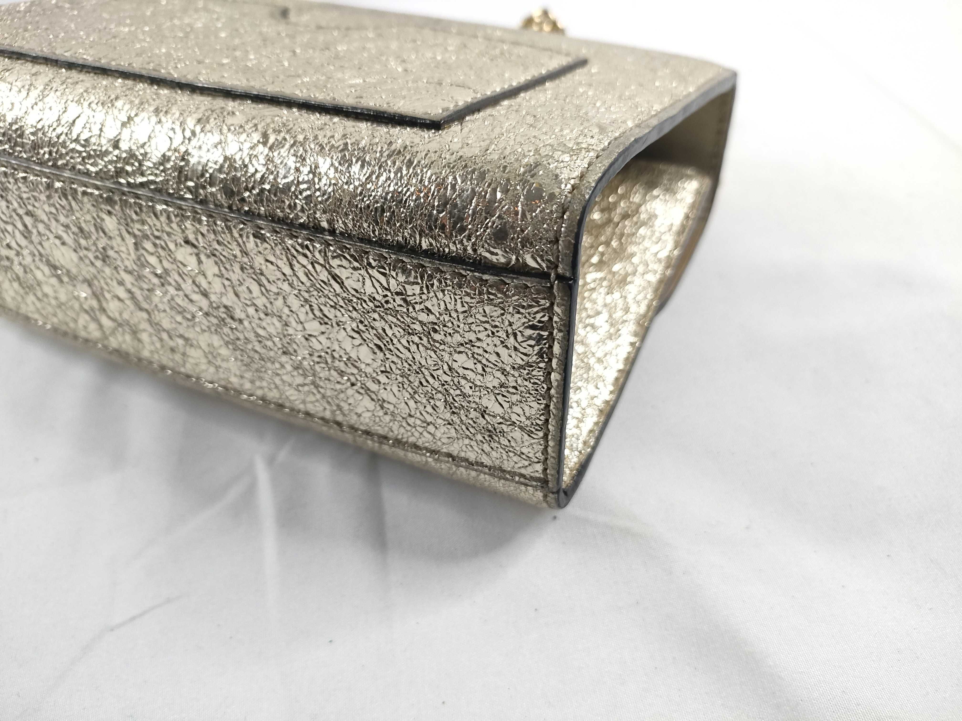 SG - Guccissima Padlock Leather Chain Shoulder Bag Crinkled Metallic 40948 Shoulder Bag — view 5